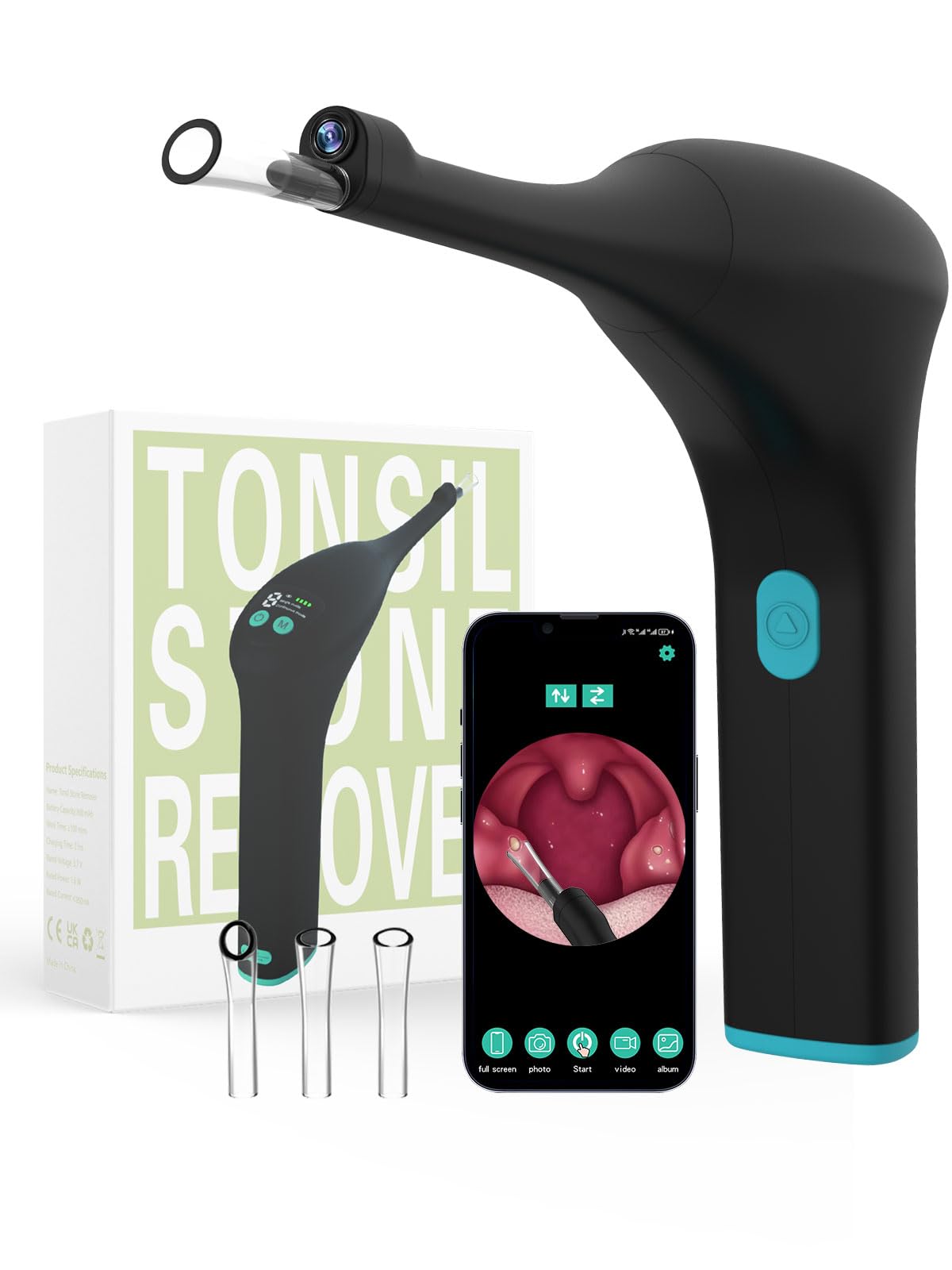 Voraiya Electronic Tonsil Stone Remover Upgraded Version - dental care kits | Mubboo