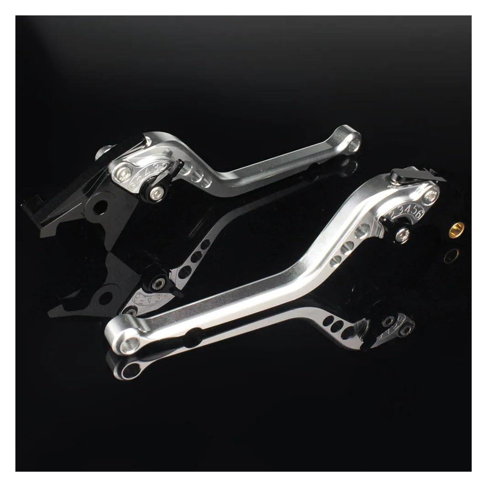 Rlimelopgg 177Mm Silver Brake Clutch Levers For Gsxr1000 For Gsx-R1000 For Gsxr For Gsx-R 1000 For K7 For K8 2007 2008 Adjustable Brake Clutch Lever(177Mm Silver)