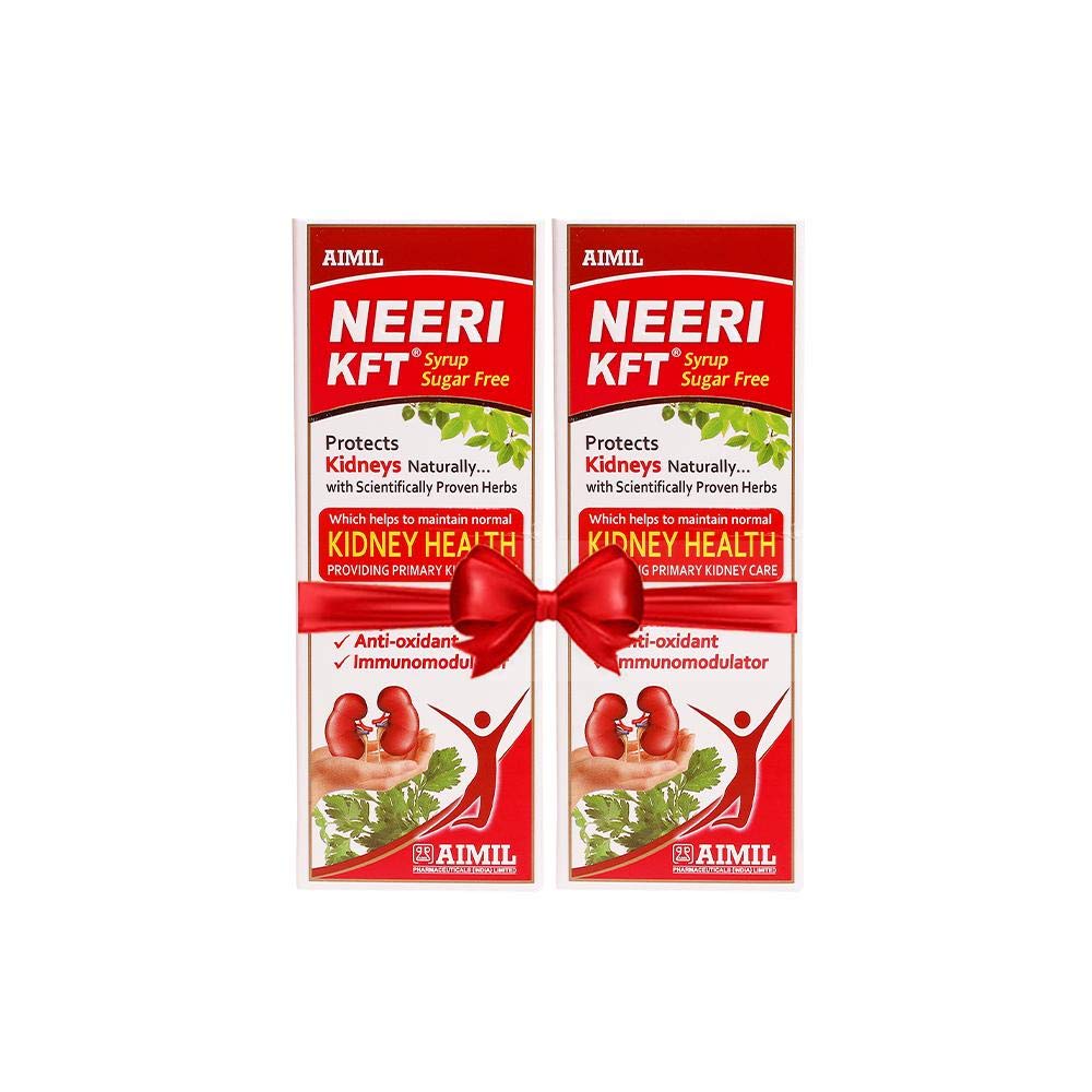 AIMIL Neeri Kft Sugar-Free Syrup for Kidney Health (Pack of 2)