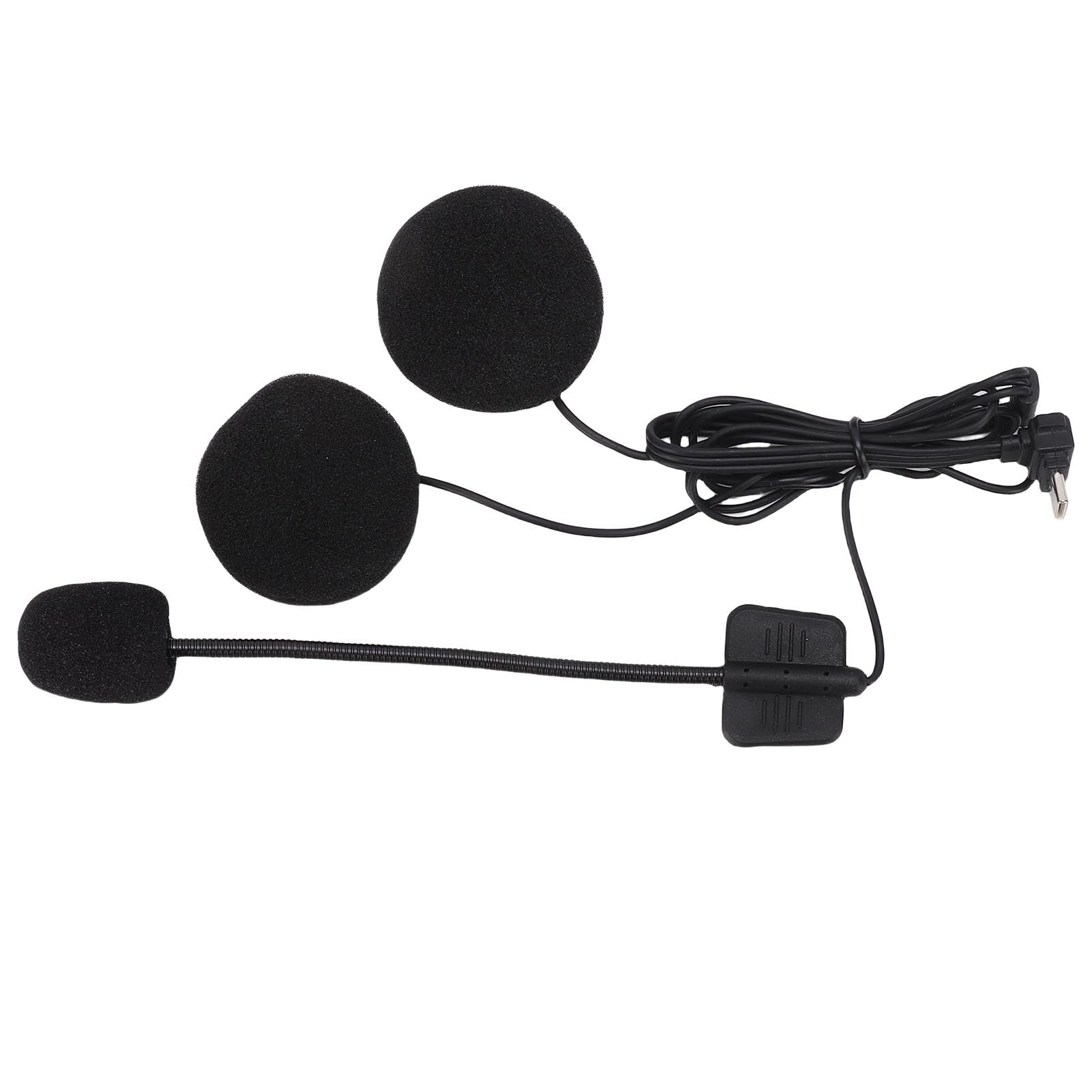 Cryfokt Motorcycle Helmet Speaker Compatible with Bluetooth | Lega di zinco antiruggine, 40 ore di durata della batteria, radio FM, funzione di miscelazione