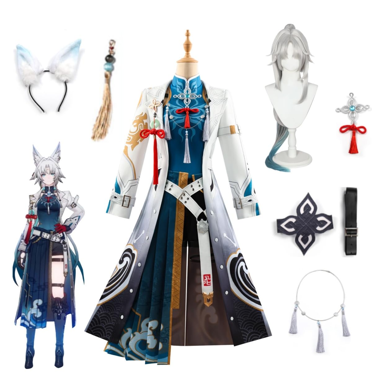 Amazon.co.jp: 崩壊スターレイル 飛霄 コスプレ 衣装 天撃将軍
