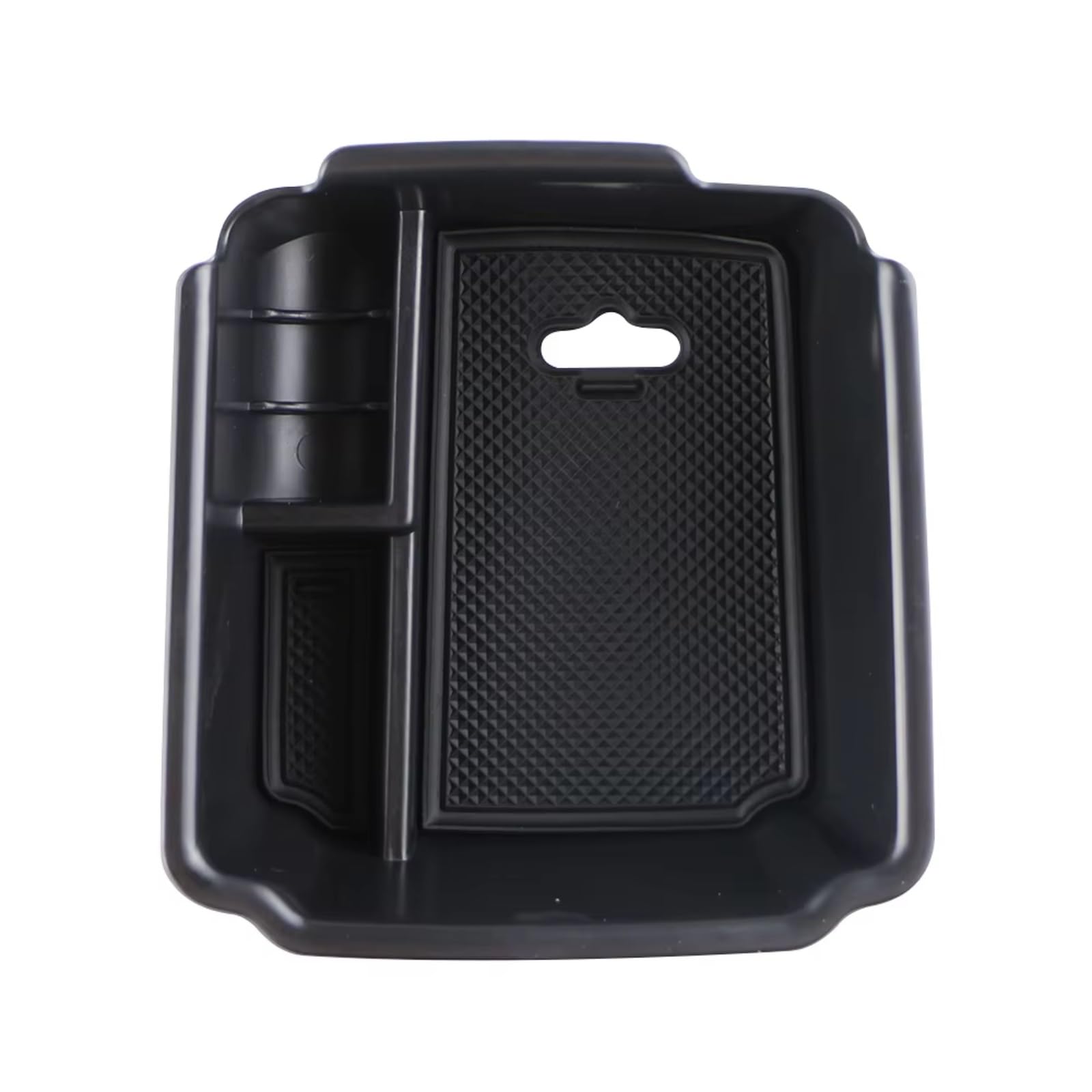 DSEQOPHH Armrest Insert Organiser Compatible With Vw For Tiguan For Mk2 2018-2023 For Limited 1 Pcs Abs Armrest Box Storage Replacement Accessories