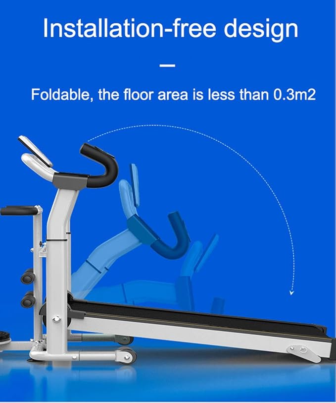 Caminadora Plegable Multifuncional NYTFHMS con Monitor de Ritmo Cardíaco miniatura 2
