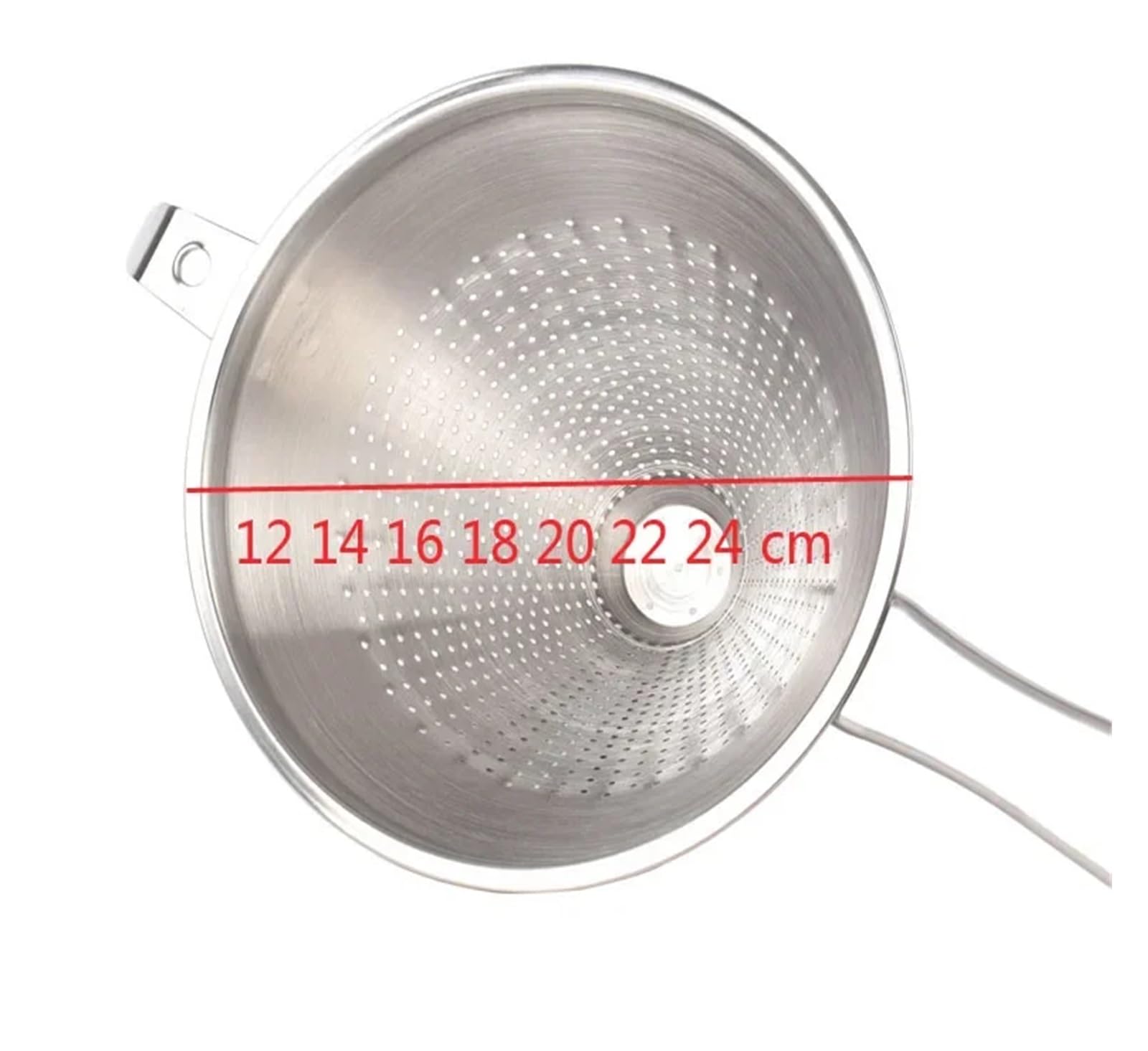 Embudo de cocina de boca ancha de acero inoxidable con filtro para conservas, embudo de aceite para herramientas de cocina, 16 cm de diámetro