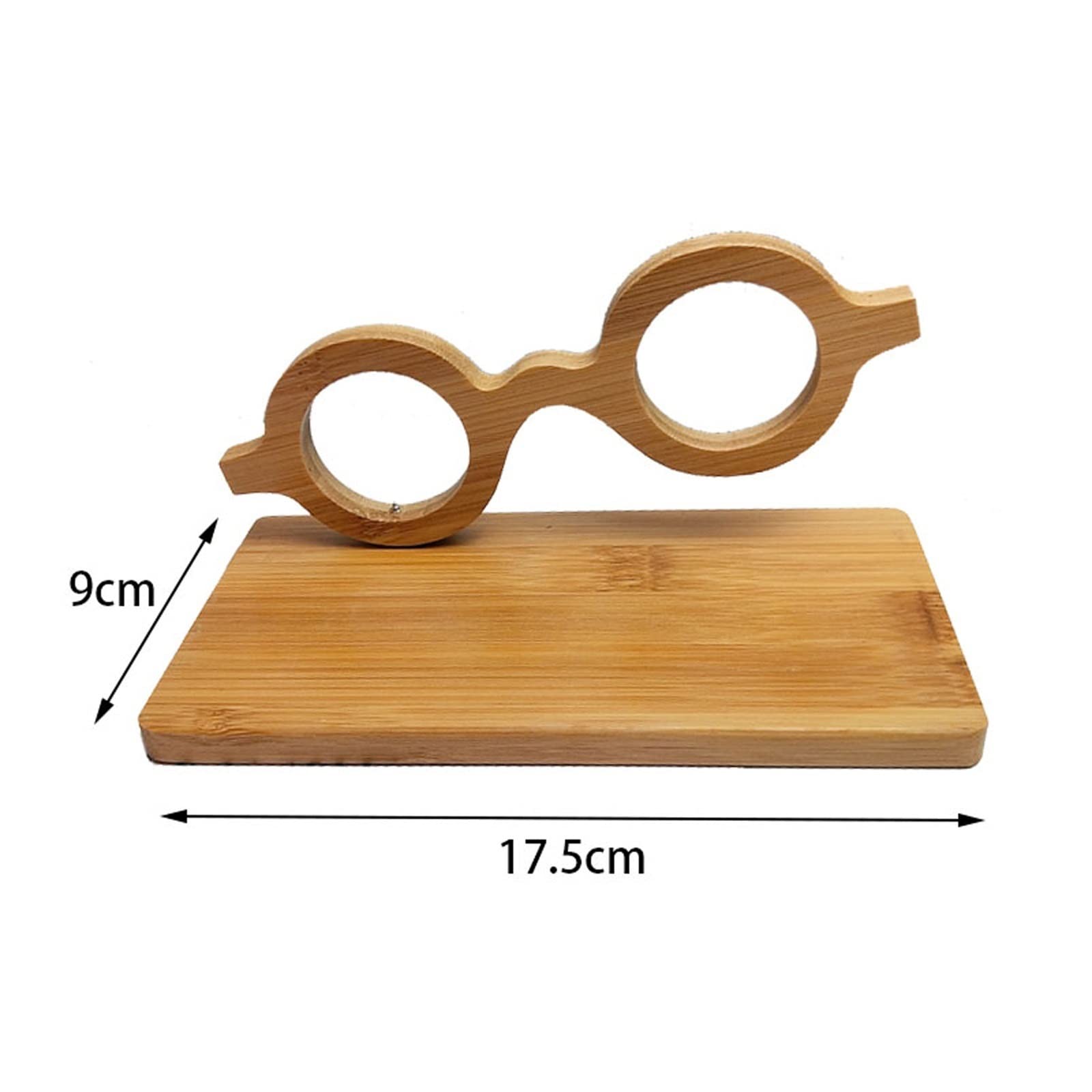 UNNS Kreative Brille Display Ständer Sonnenbrillen Display Ständer Brille Lagerräder Brille Halteholz Holz (Color : A)