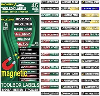 Ultimate Magnetic Toolbox Labels - Green Edition