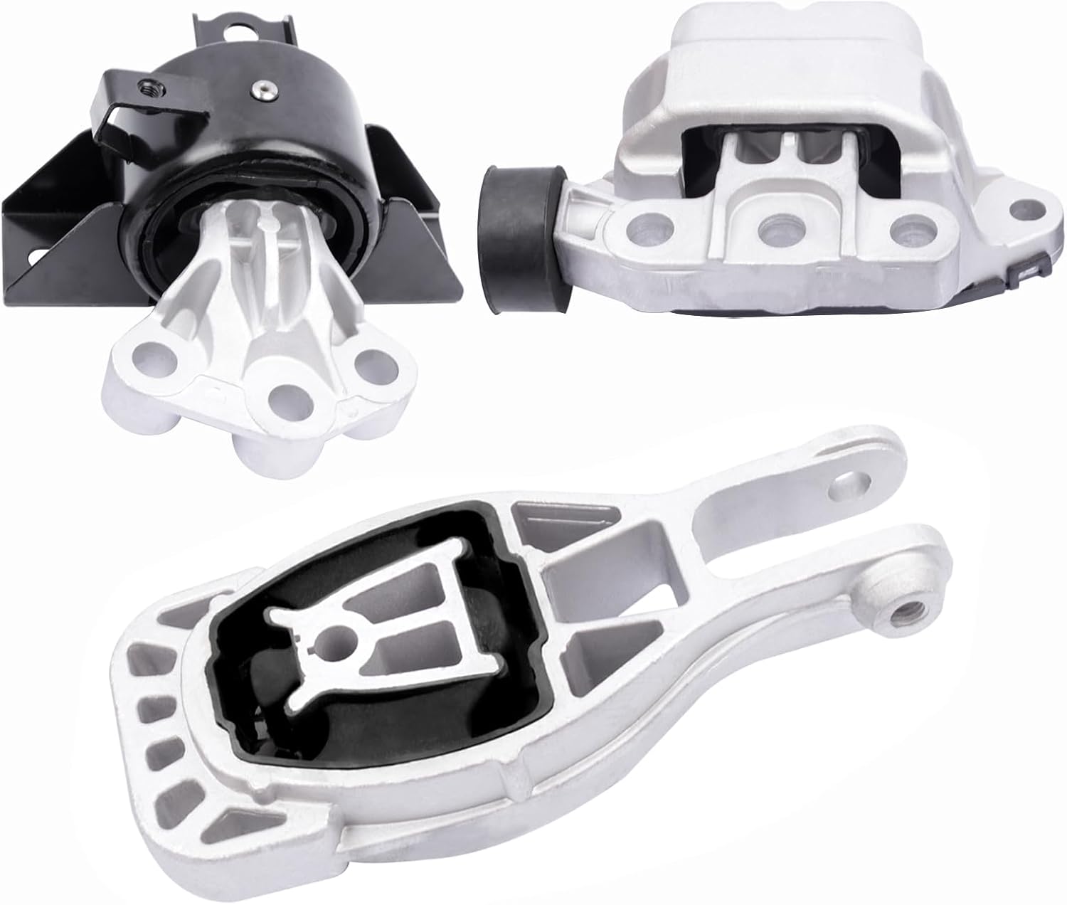 Engine Motor and Transmission Mount Kit Compatible with 2012-2019 Sonic 1.4T L4 & 2012-2018 Sonic 1.8L L4 Engine Manual Transmission, Repklace OE A5595 95133816 A5596 95350019 A5922 95474686 3PCS