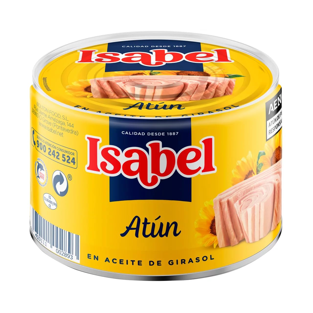 ISABEL Thunfisch in Sonnenblumenöl 260 g. 6er-Pack