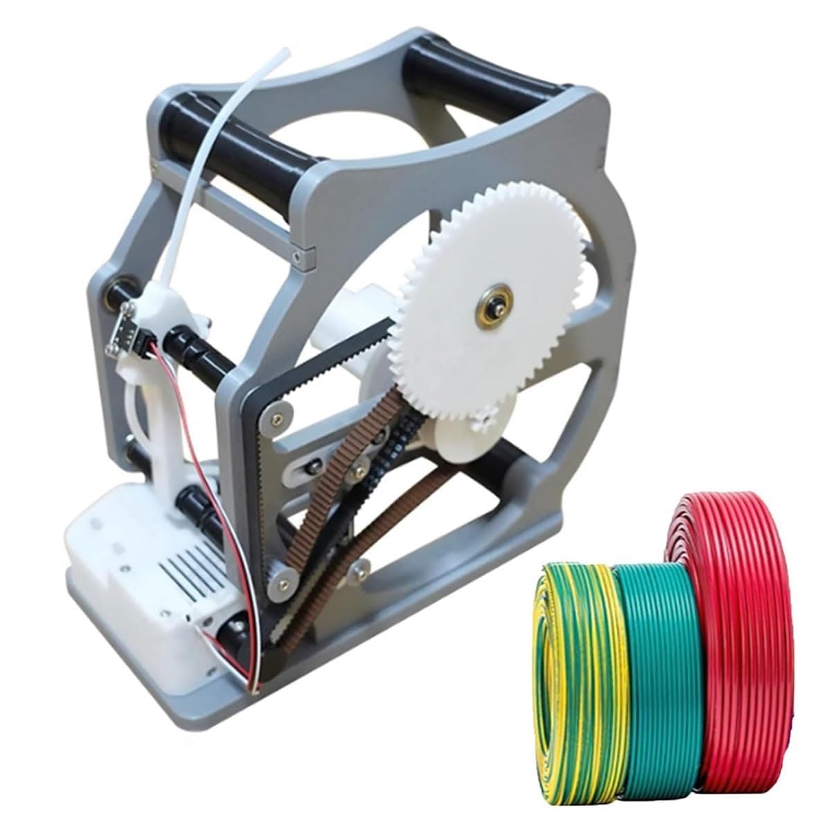 Filamentaufwickler für 3D-Drucker mit intelligenter Start-Stopp-Funktion, Verbrauchsmaterialsensor und sauberer Wicklung für universelle 1-kg-Spulen
