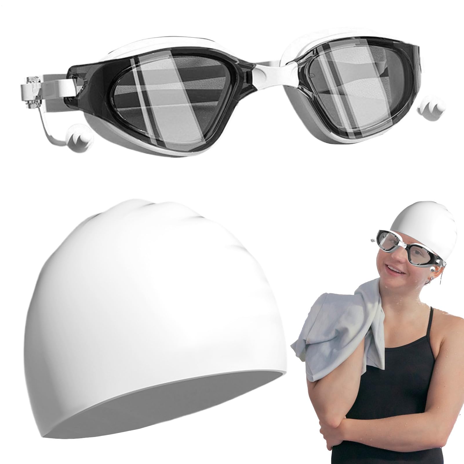 Lunettes de natation anti-buée pour adultes pour éliminer les fuites d'eau - 8