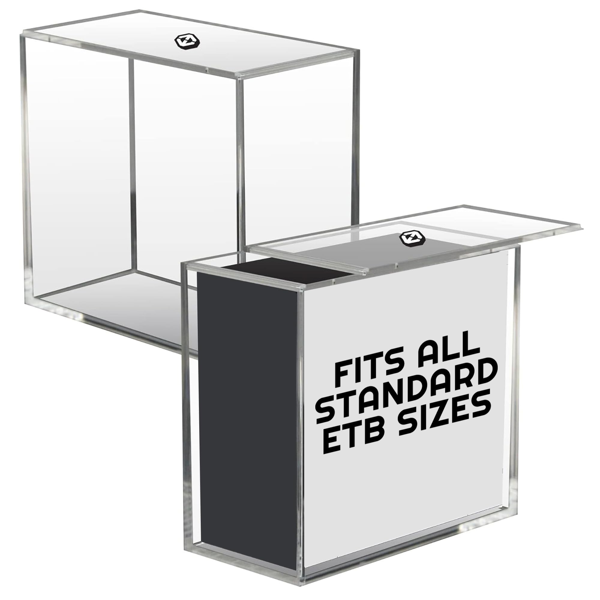 EVORETRO ETB Acrylic Case Compatible with Pokémon ETB – 4.0mm Thick Pokémon Elite Trainer Box Case with UV-Resistant Clear Acrylic, Stackable