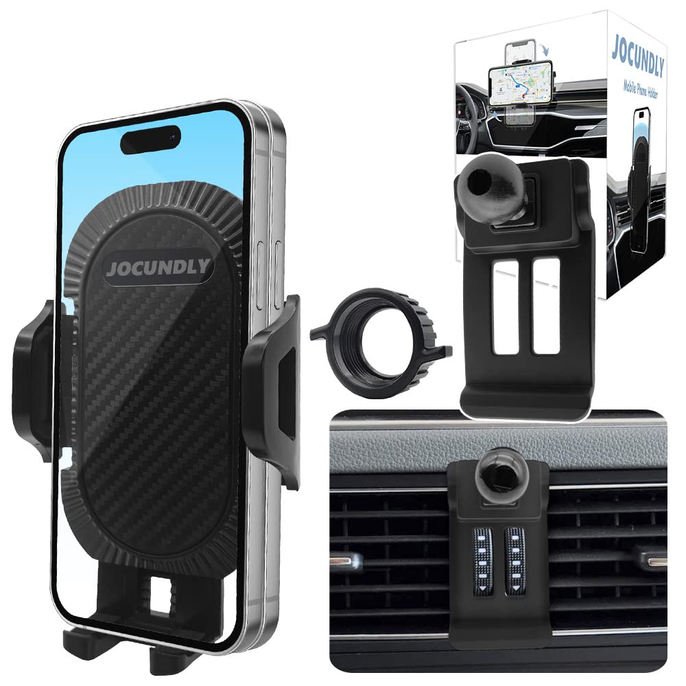 JOCUNDLY Car Phone Mount for 2010-2017 Audi Q5 SQ5 [Thick Case Friendly] Mobile Phone Holder Cell Navigation Bracket Air Vent Auto Accessories Cradles, All Phones (Q5-10-17)