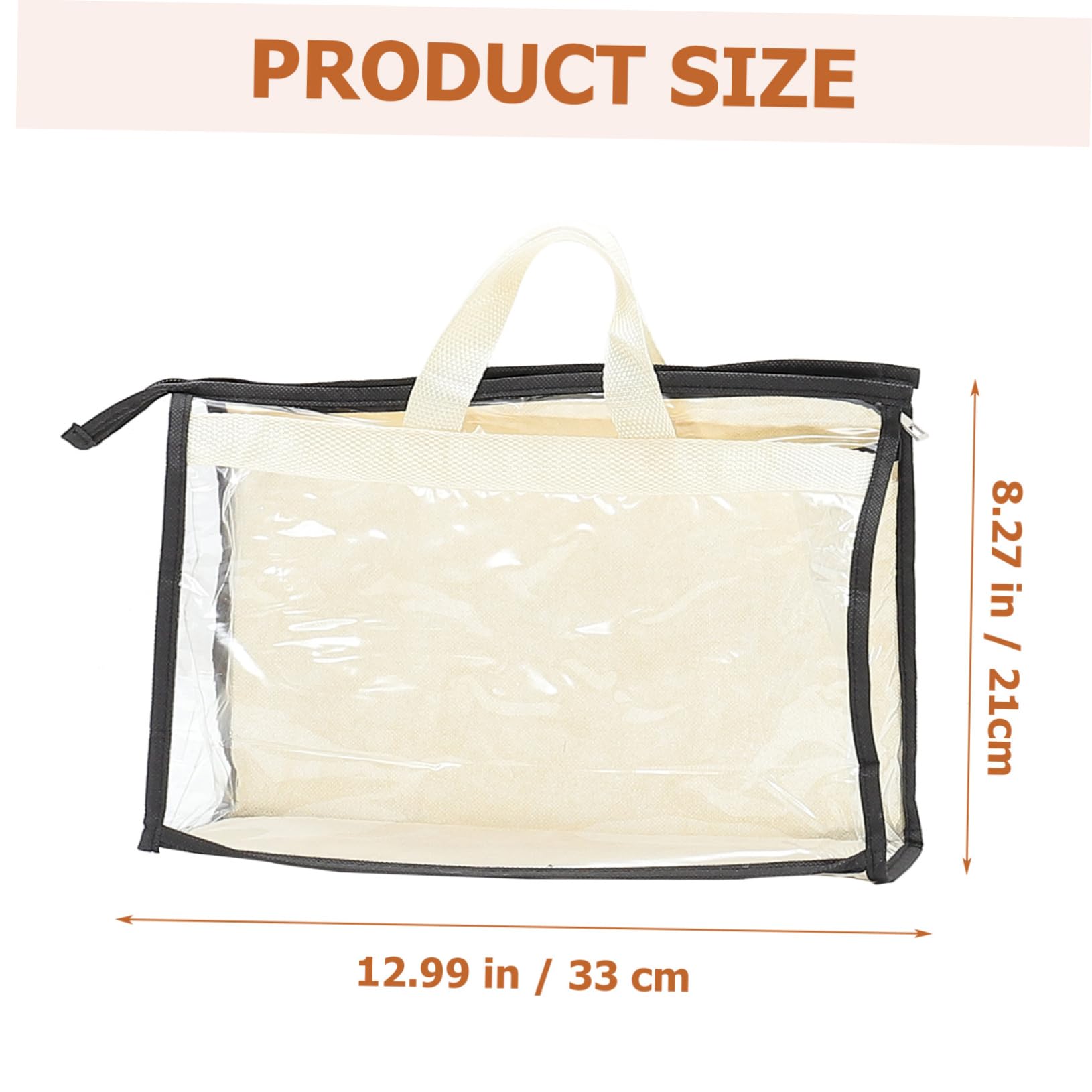 MAGICLULU Organizador Colgante de Bolsos de PVC Transparente 15 Piezas | Armario y Bolsas Colgantes, Diseño Translúcido, Cierre Hermético, Uso en Hogar y Dormitorio