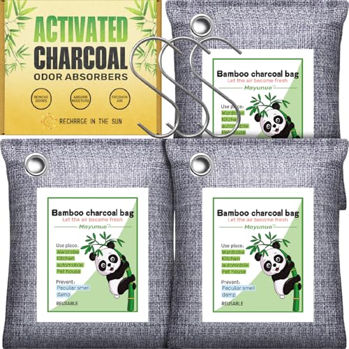 Mayunuo Activated Charcoal Odor Absorber for Strong Odor, Ba...