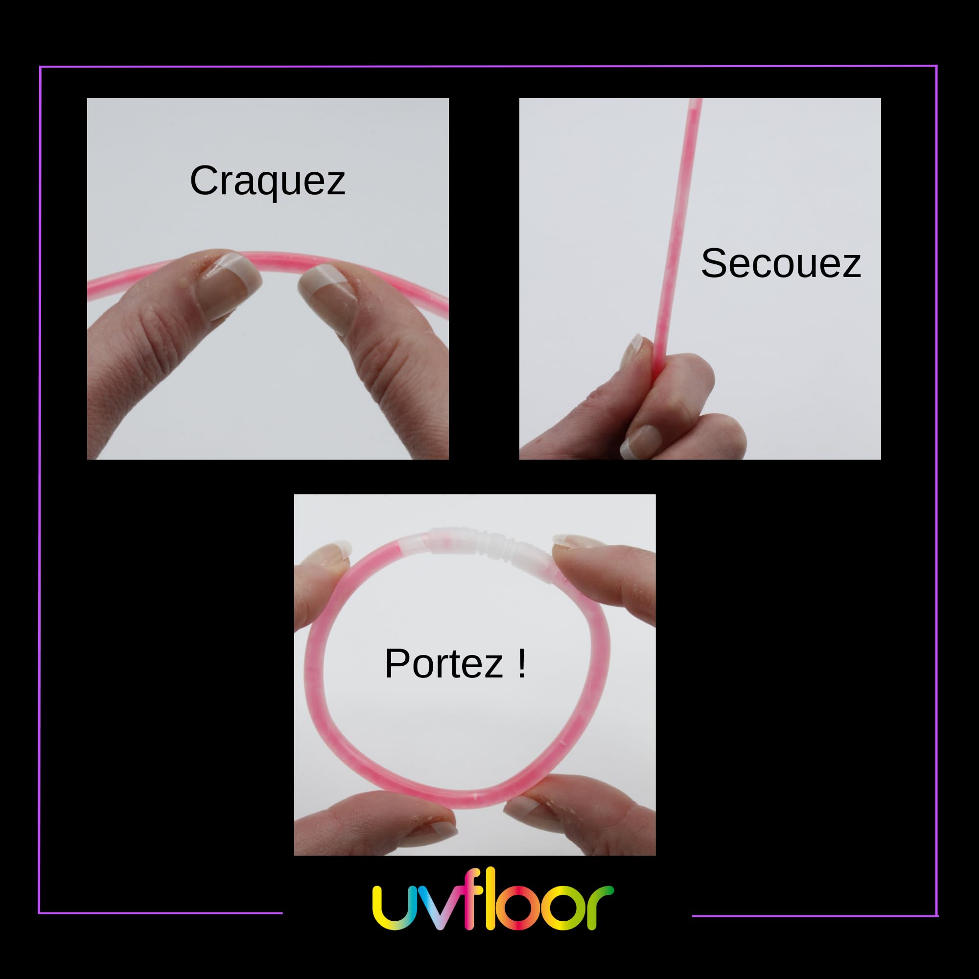 UV Floor 8717662460005 Bracelets, Mixed Colours