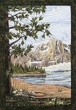 Teton Mountains - NEW Form of Foundation Paper Piecing (Picture Piecing) Pattern - 26' x 36' Quilt Block