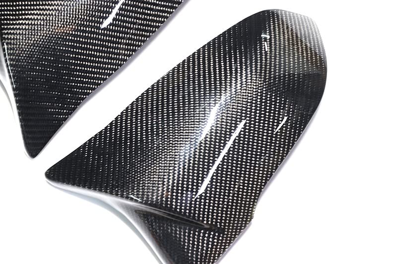 Calotte Specchietti In Carbonio Per BMW X1 X2 Z4 Serie 1 F48 F39 G29 F40 – Look M – Coppia Nero Lucido - 4
