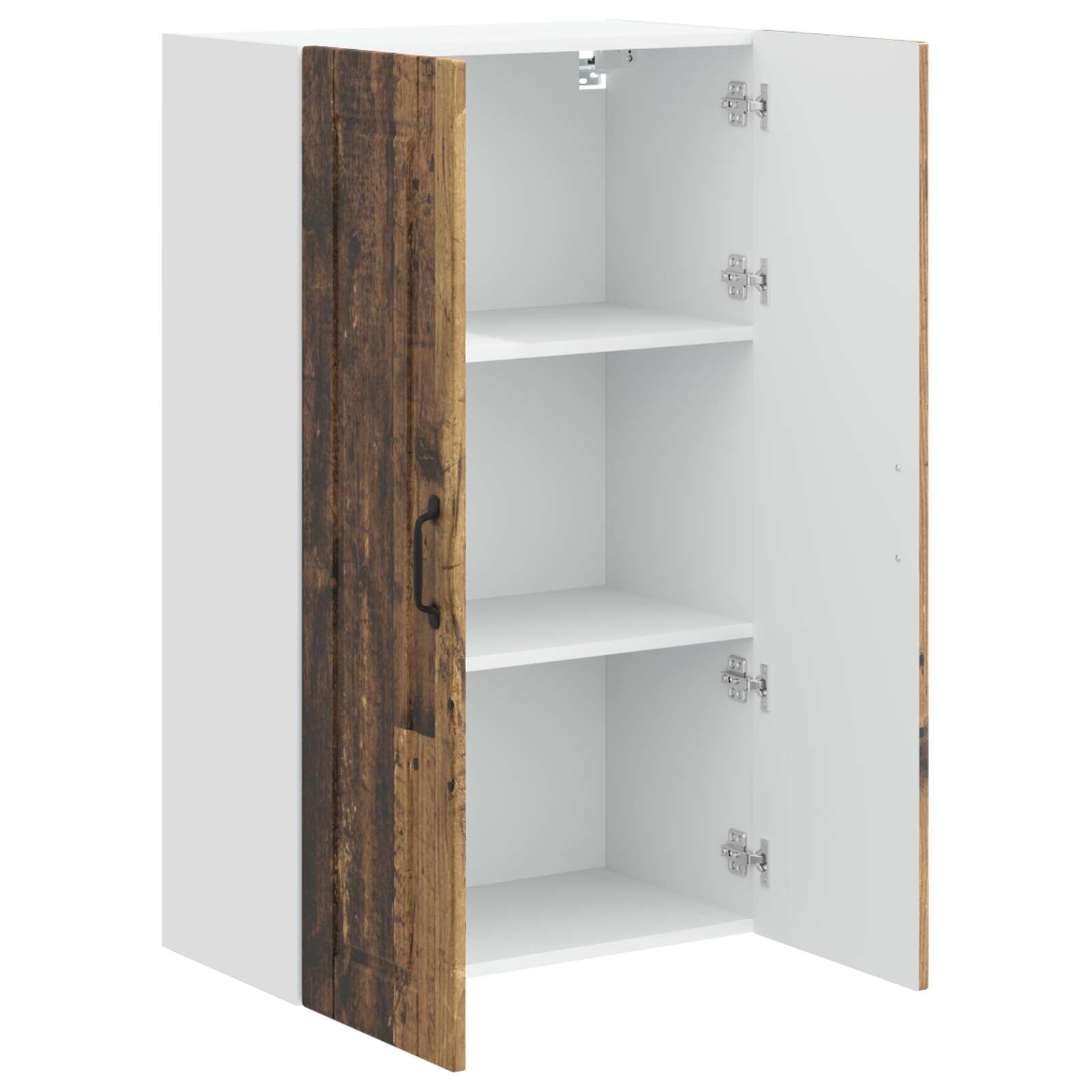 Mobile da cucina con mensola in legno anticato, 60 x 31 x 100 cm, mobile sospeso per cucina, dispensa, soggiorno, durevole