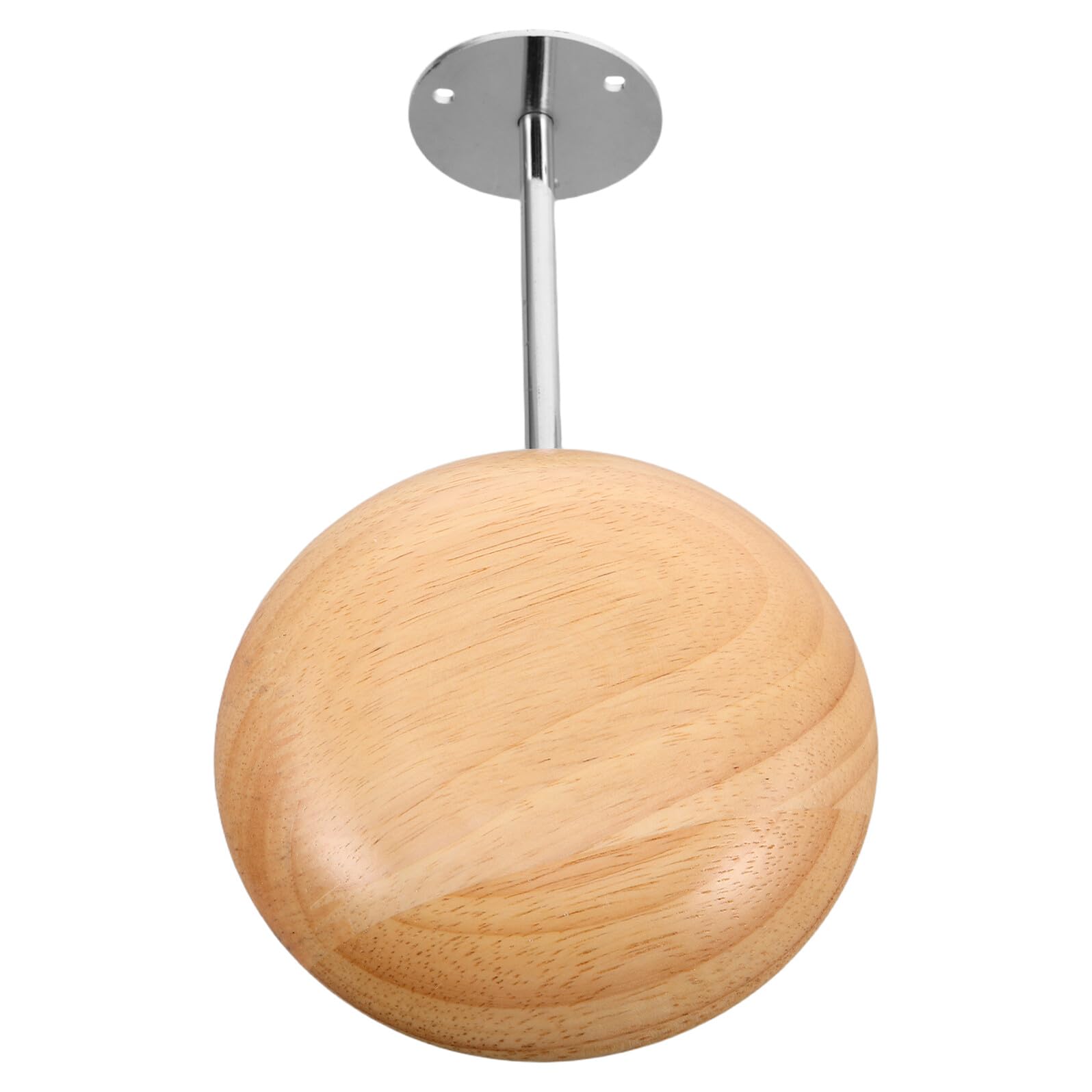 Perchero de Pared para Sombreros de Madera Maciza Ganchos Plateados Soporte Desmontable para Gorras de Béisbol y Cascos Organizador Multiusos para Dormitorios y Tiendas