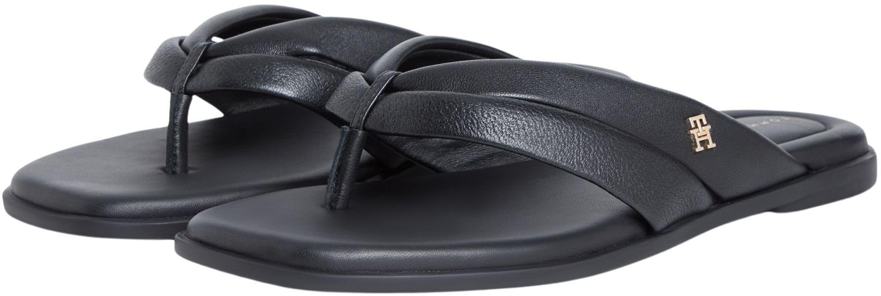 Tommy Hilfiger Damen Elevated Toe Post Lth Sandal Fw0fw09216Flache Sandalen