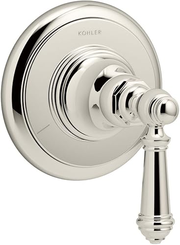 Miniatura 7 de KOHLER K-T72770-4-CP Artifacts - Moldura de válvula de transferencia con manija de palanca, cromo pulido