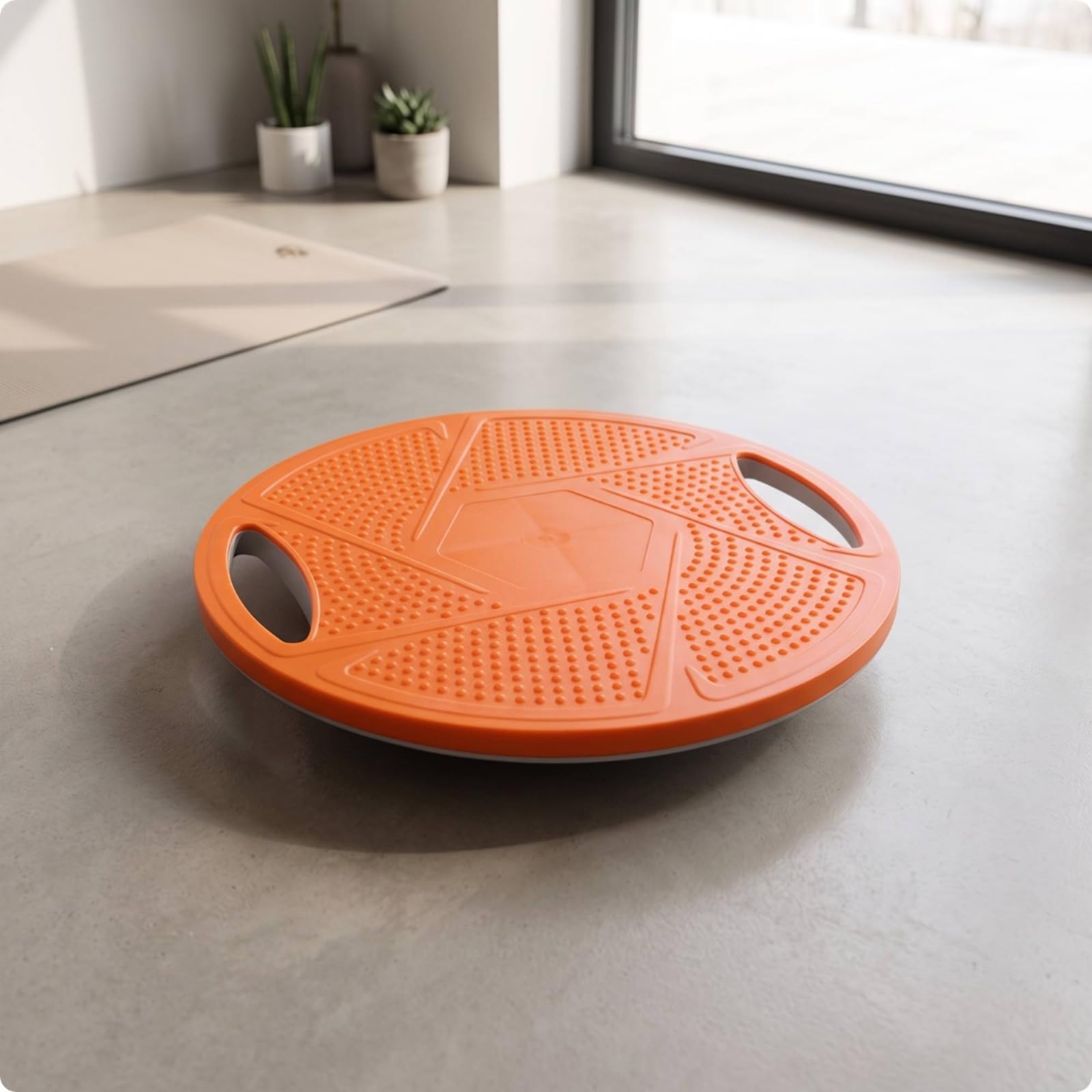 Generic Balance Training Board Tavola di Equilibrio Tavola Fitness Pedana Propriocezione Disco Allenamento con Piattaforma Antiscivolo E Impugnature per