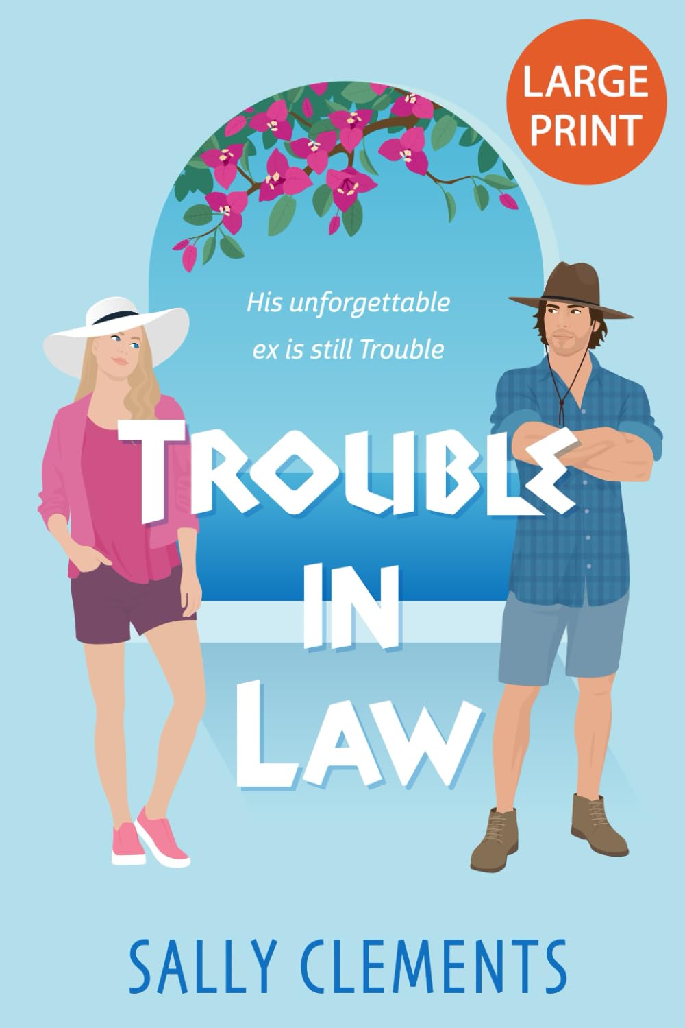 Trouble In Law: Large Print Edition (Sally Clements Large Print Editions)