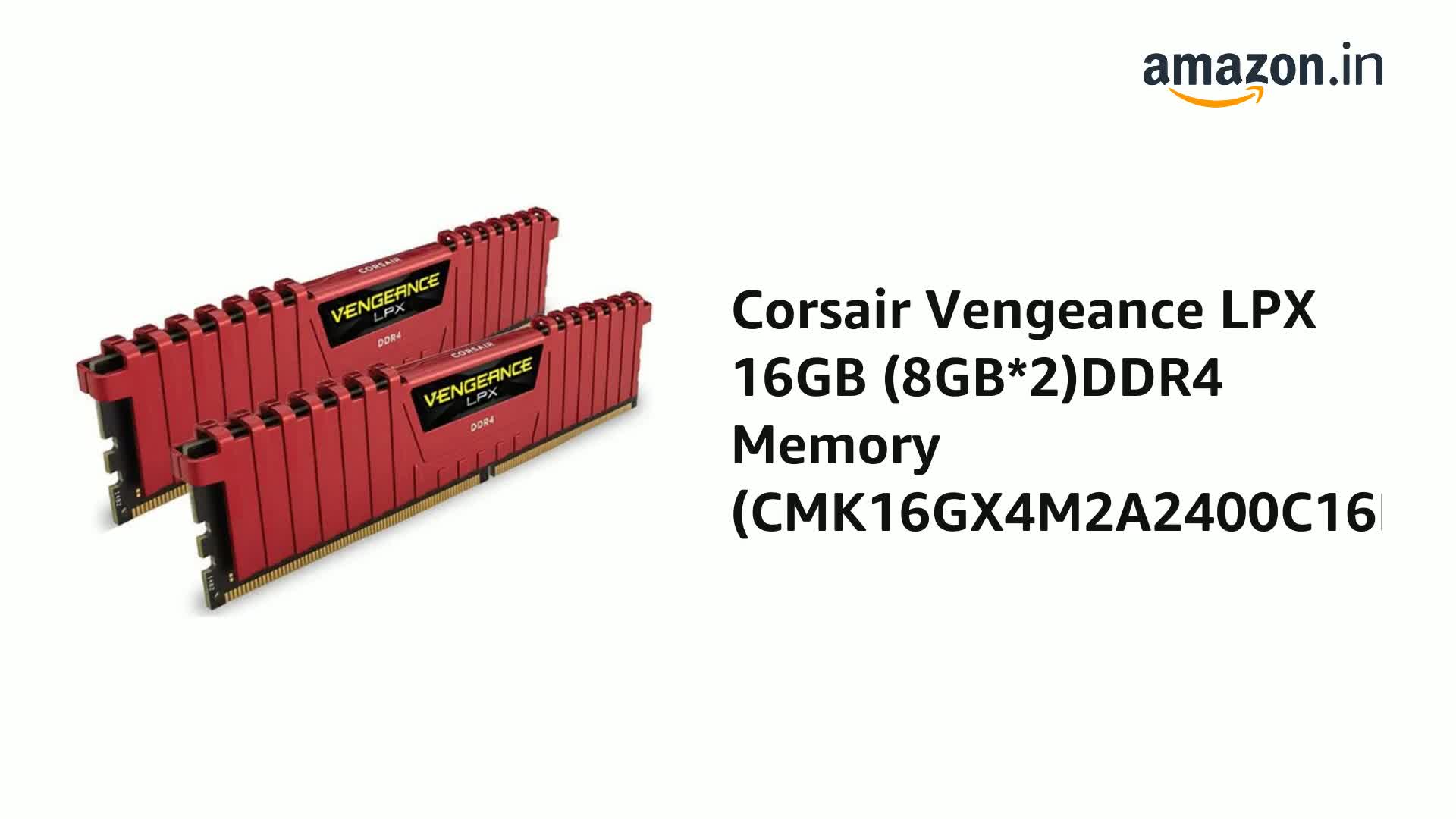 Amazon.in: Buy Corsair Vengeance LPX 16GB (8GB*2)DDR4 Memory