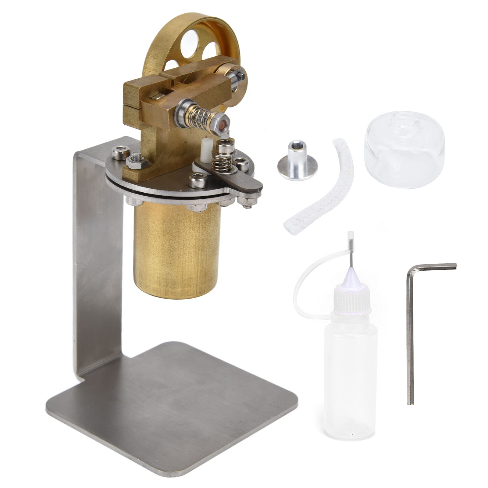 Chrees Modello Educativo del Mini Motore Stirling per Esperimenti di Fisica, Materiale in Ferro Resistente, Dimostrazioni in Classe