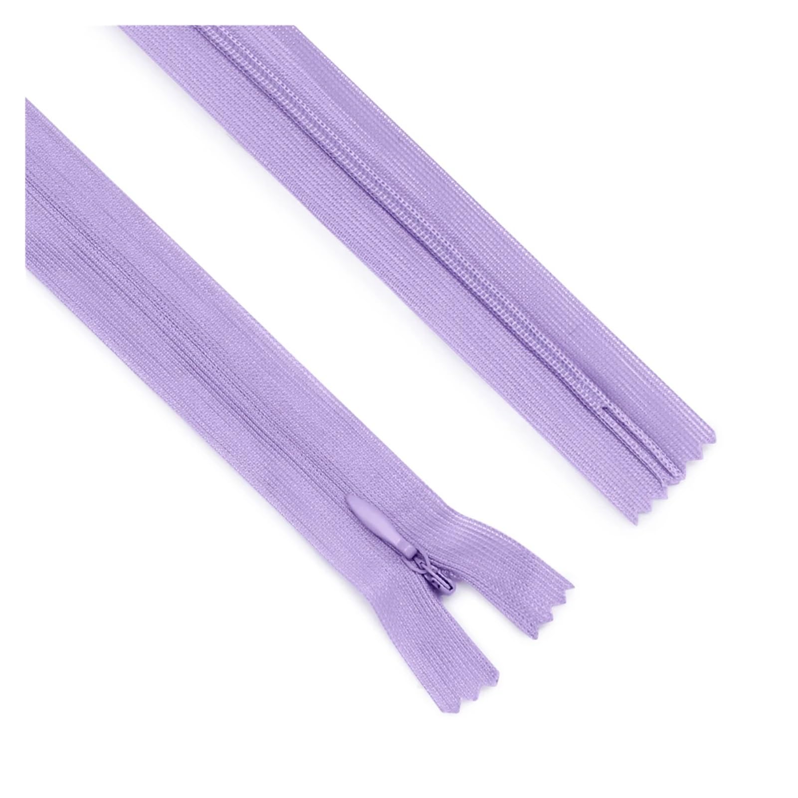 Zippers Sewing, Invisible Zipper Size 3 Pack of 20 Multicolor 25cm 40cm 60cm(Violet 501,40CM-Width 2.5CM)