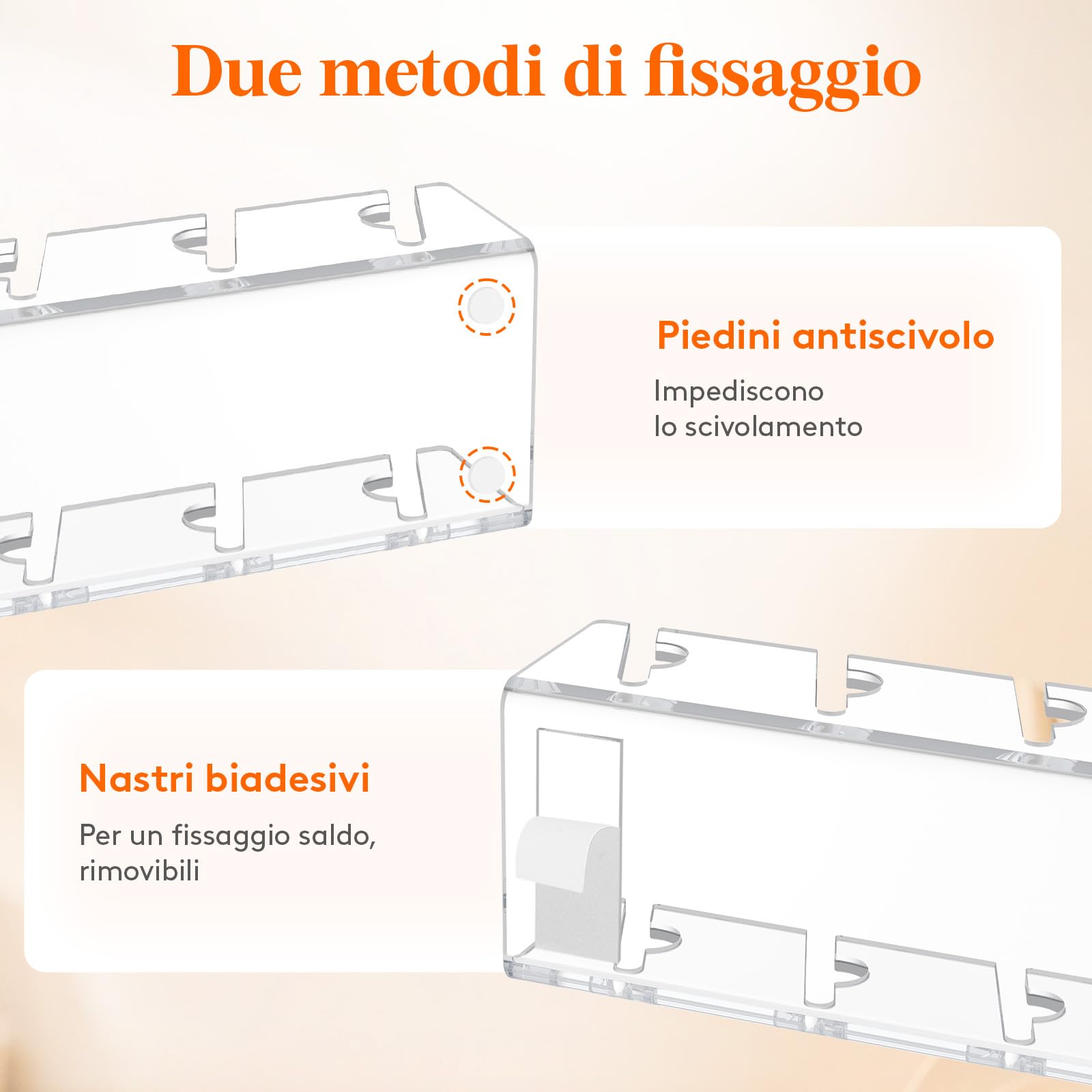 Lifewit 2 Pezzi Porta Cappellini con Visiera, Plastica Porta Cappelli per Berretto da Baseball, Appendi per Organizzazione Dell'armadio, Salvato 7 Cappelli Appendi, Trasparente