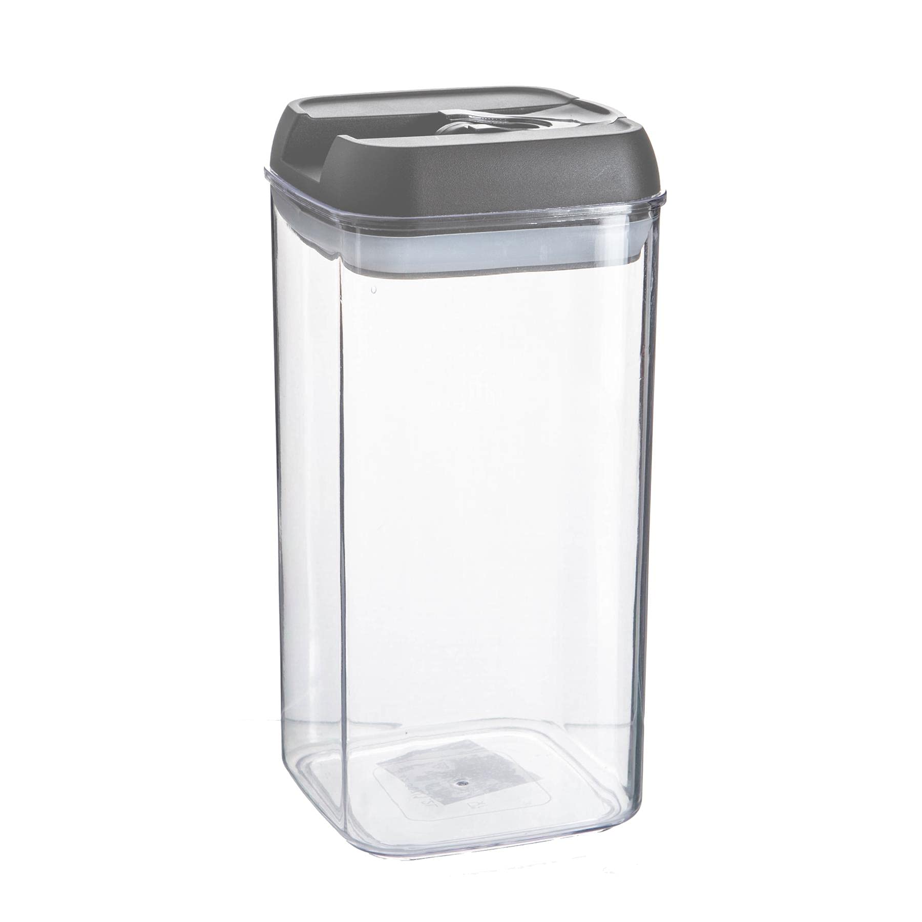 Argon Tableware Food Storage Container1.2 LitreGrey Airtight Plastic Storage Pantry Food Organiser With Flip Lock Lid from B&Q