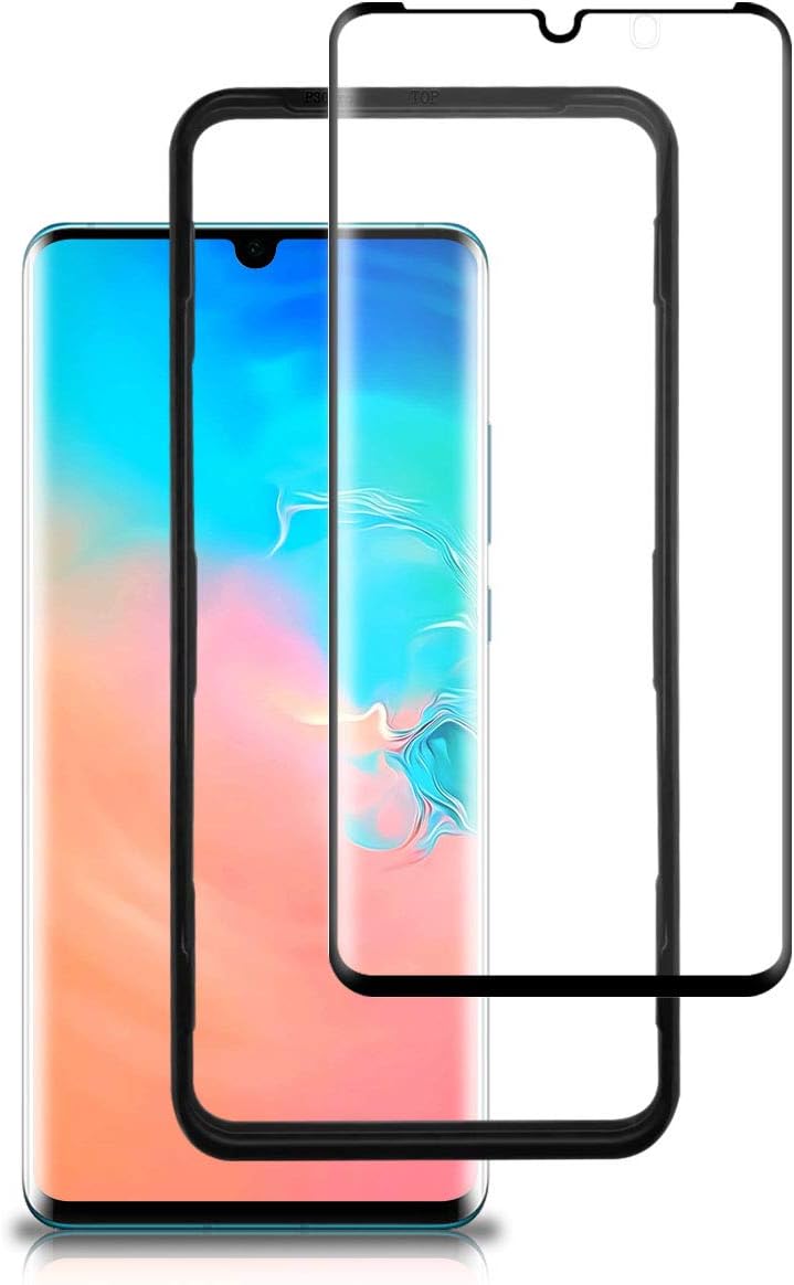 RBNANA P30 Pro Screen Protector, P30 Pro Tempered Glass [Case Friendly][Alignment Tool][3D Curved][Full Screen Coverage] for Huawei P30 Pro