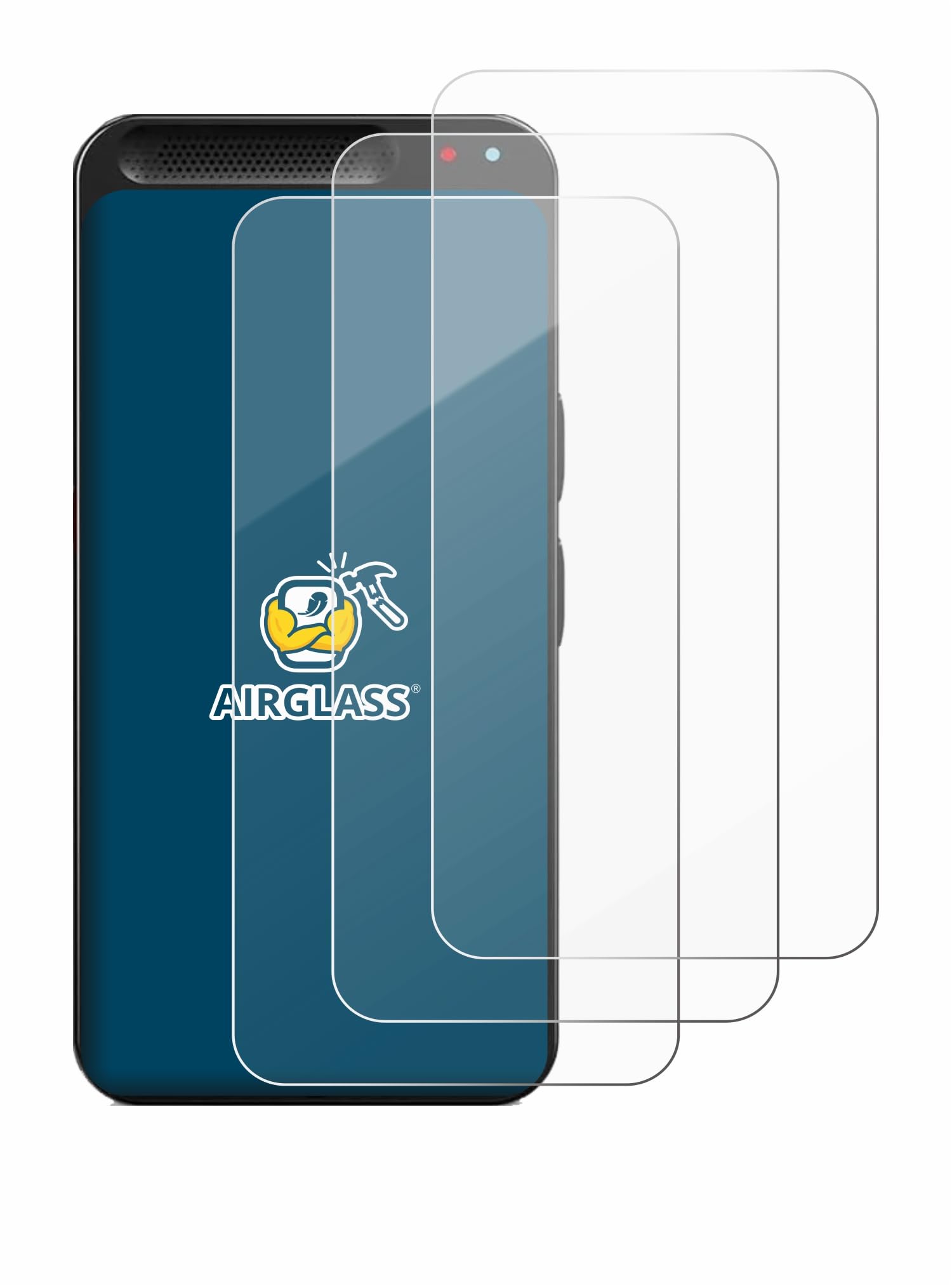 brotectGlass Screen Protector Film compatible with Vormor Z6 (6 Pack) - Glass-Foil 9H Protection [Scratch Resistant, High Clarity]