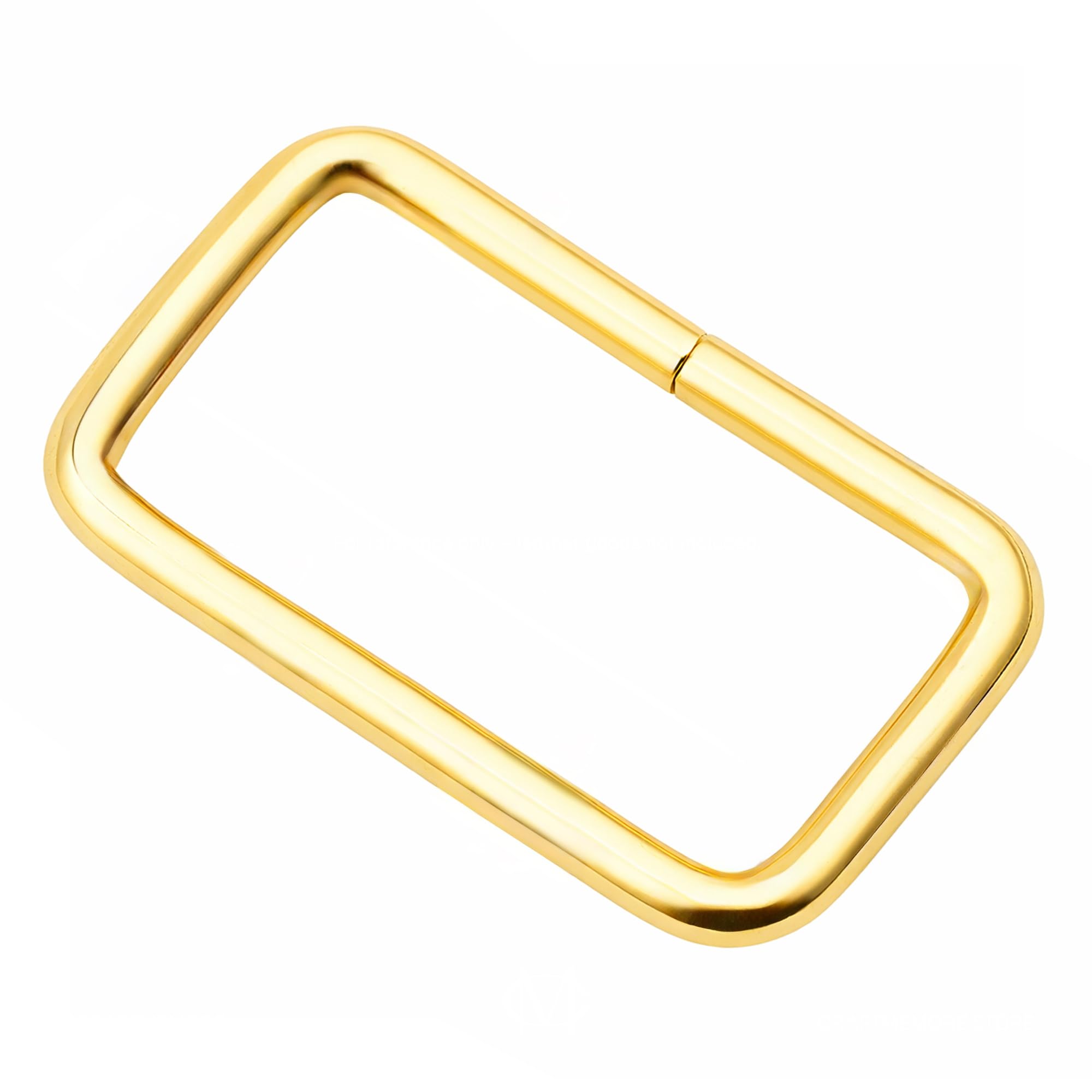 Craftmemore - Hebilla rectangular de metal para bolsa de cinturón, resistente, cable rectangular para cinchas de 1-1/4 pulgadas y 1-1/2 pulgadas de ancho, paquete de 20