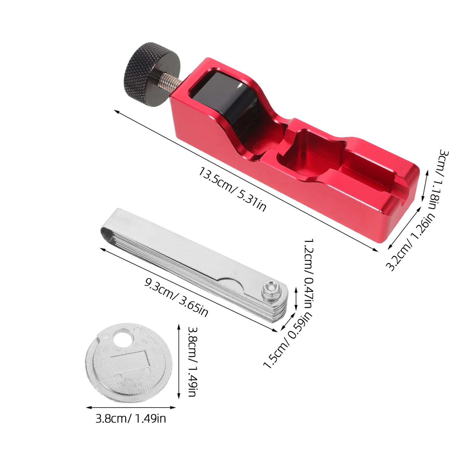 ifundom Strumento di Regolazione Distanza Elettrodi Candele con Spessimetro per Auto e Moto Set Utensili Meccanici Riparazione Motore