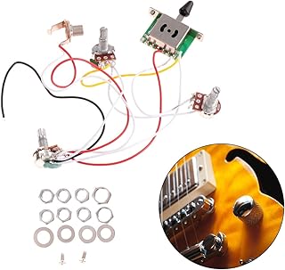 ERINGOGO Guitarra De Metal Elétrica Chicote De Fiação De Guitarra Kit De Fiação De Guitarra Interruptor De Fiação De Guitarra Suprimentos De Guitarra Elétrica Fiação De Circuito De