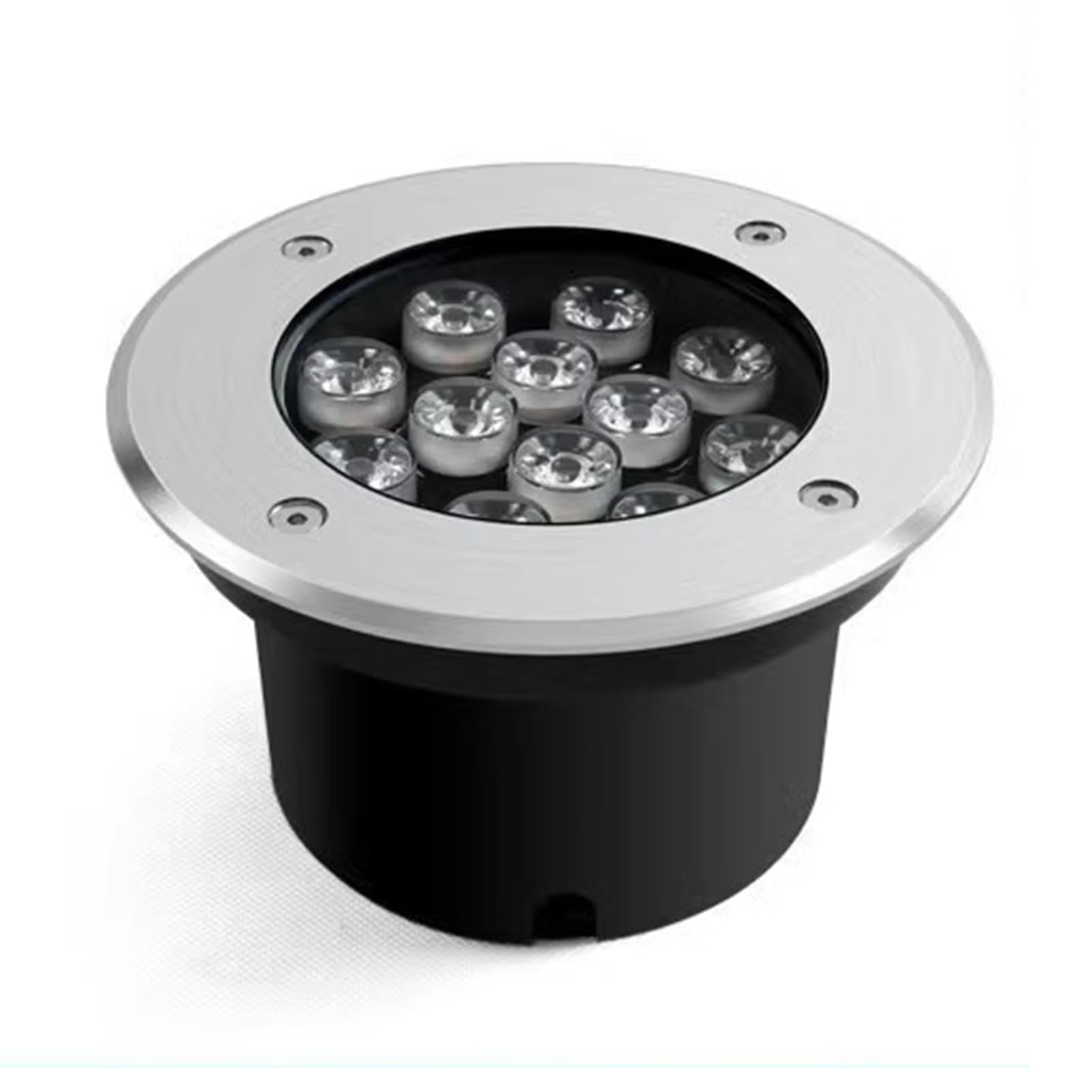 Spot LED extérieur encastrable au sol étanche IP66 pour terrasse et escalier