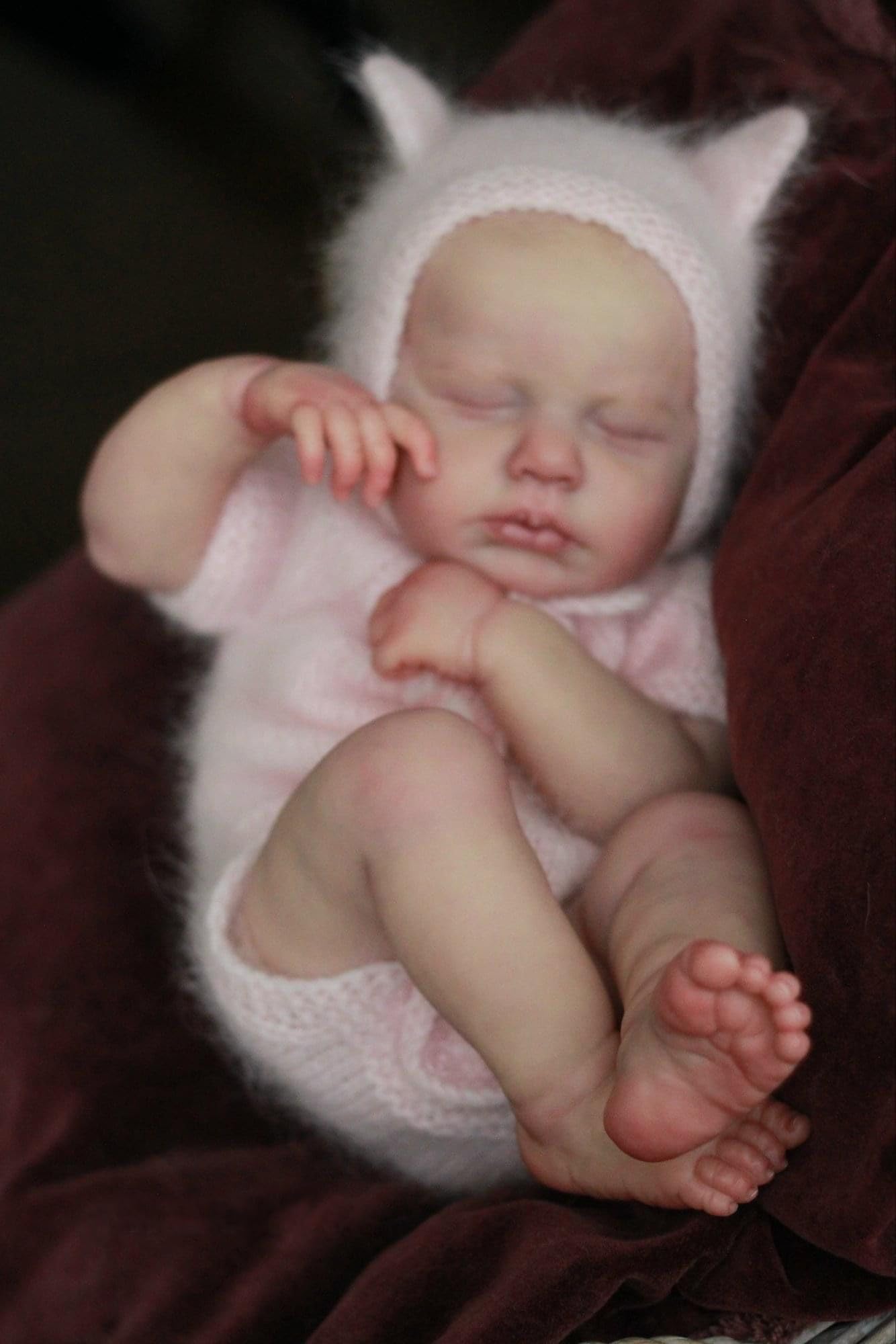 Zero Pam Bebe Reborn Silicona Cuerpo Completo 50 CM Muñeca Reborn Silicona Blanda Cuerpo Entero Bebe Reborn Niña Realista Bebe Que Parece Real Muñecas Impermeables