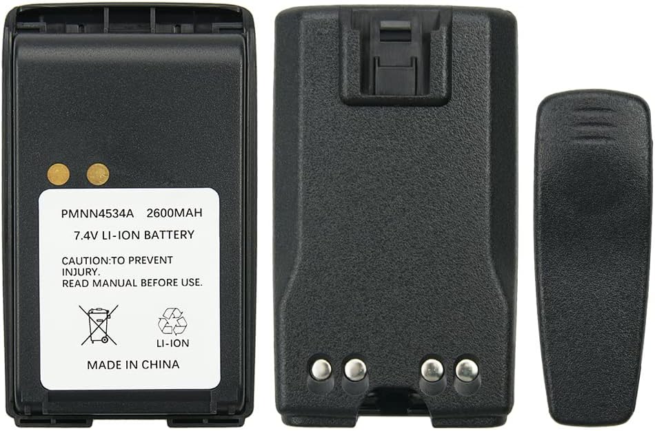 7.4V 2600mAh Li-ion Replacement Battery for Motorola Mag One BPR40 A8 PMNN4534A Two-Way Radio Battery : Electronics