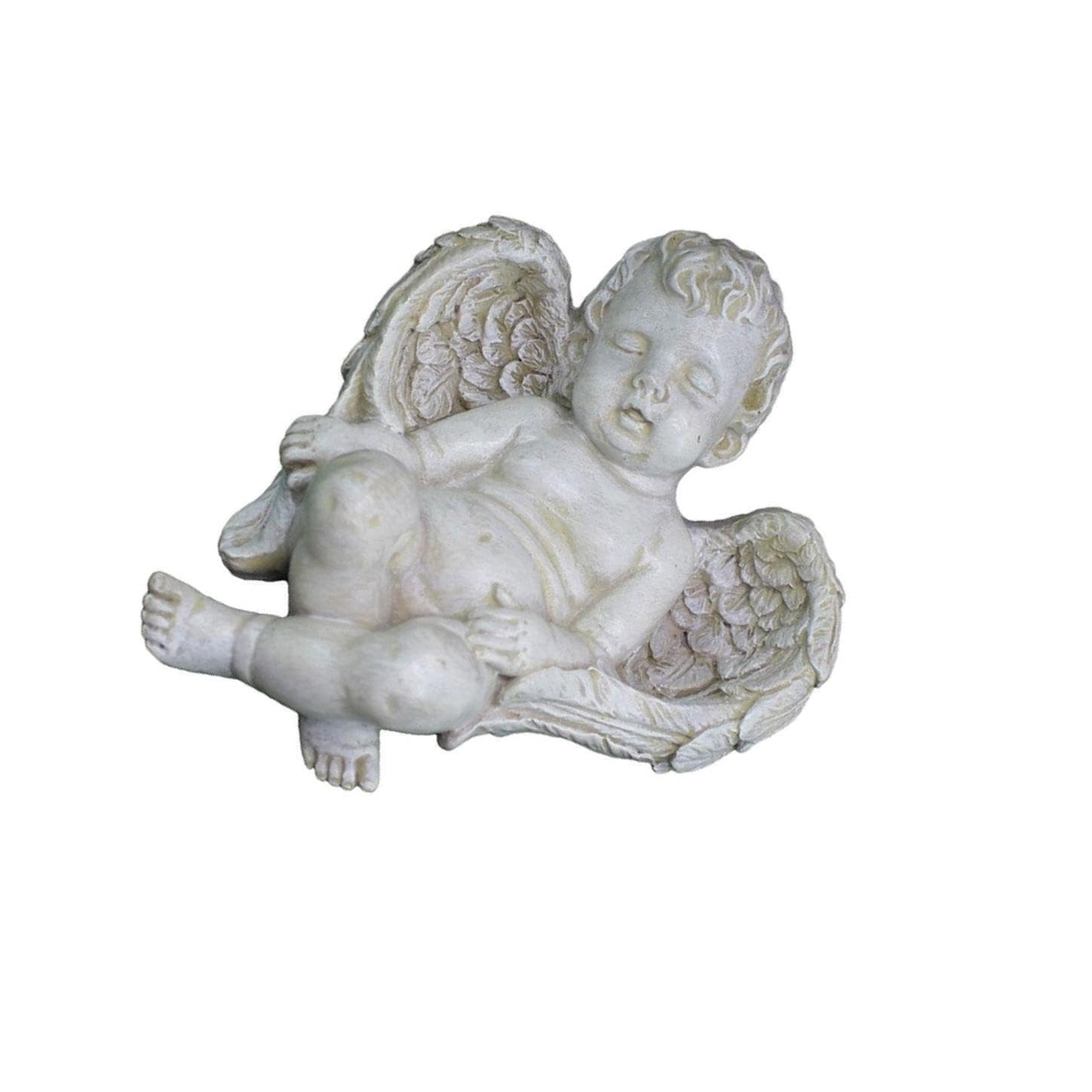 QUXVUIS Cherub Decor Crafts Adorable Cherubs Angels Resin Statue For Indoor