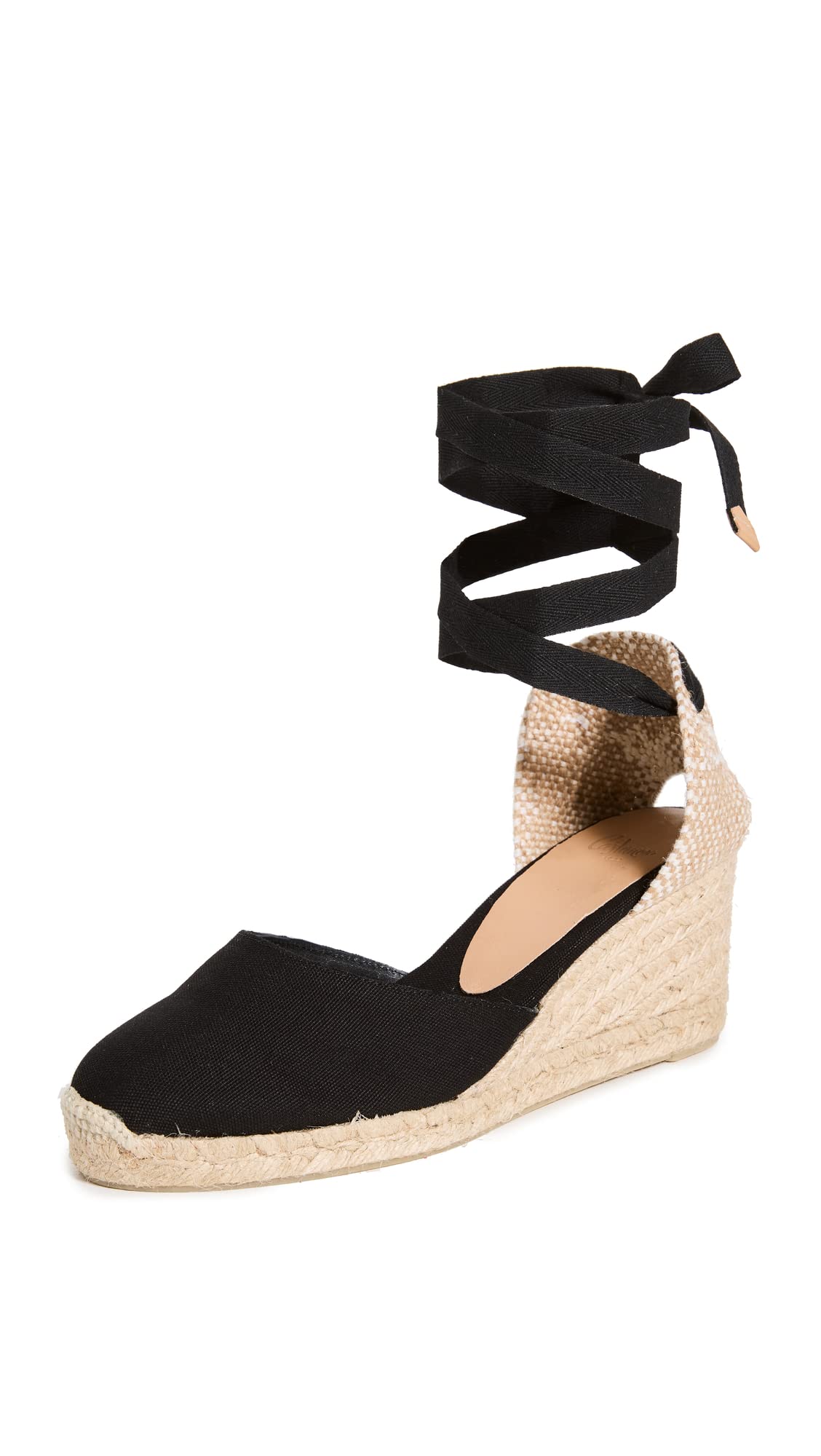 Castaner Women's Black Sandal Carina Eur 38