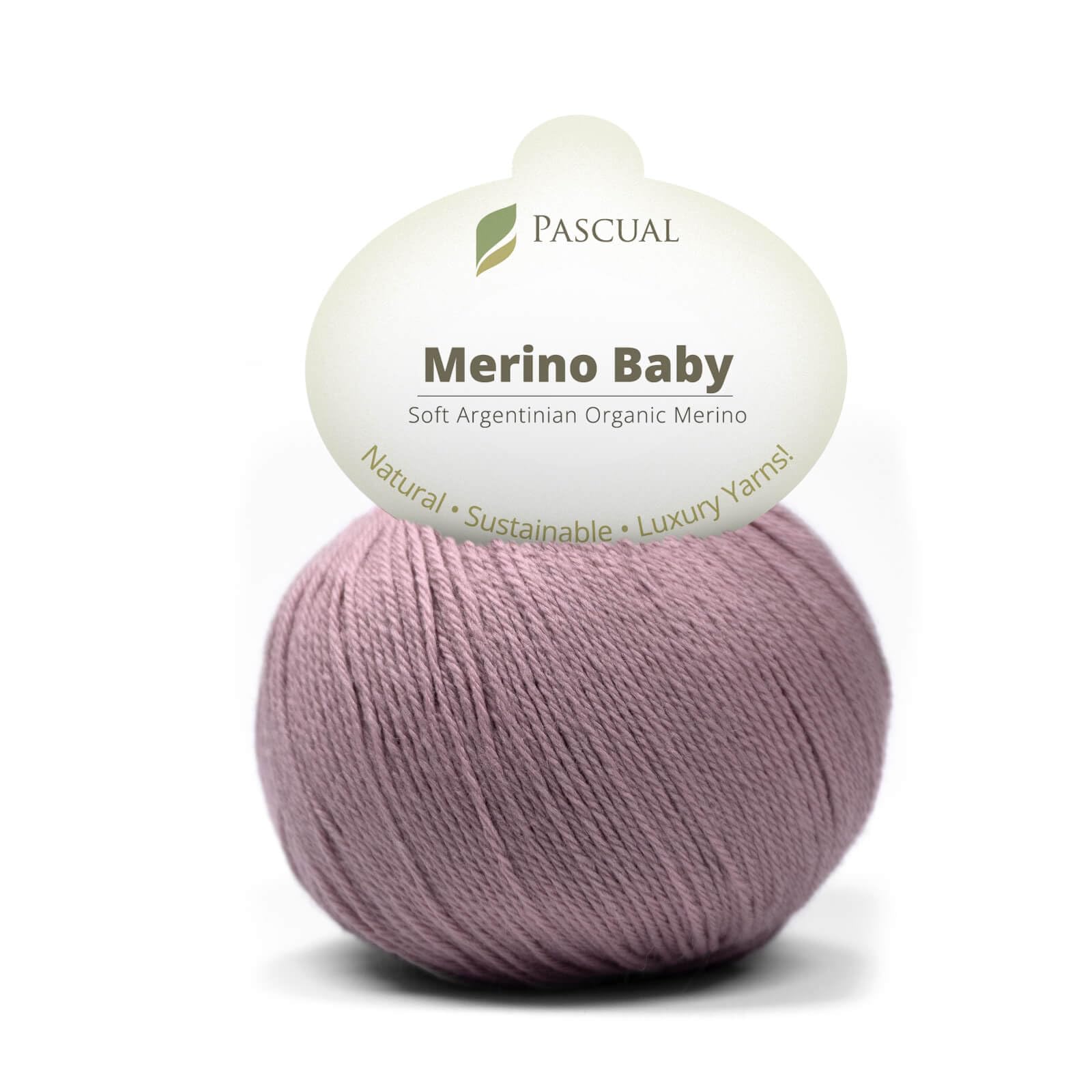 PASCUALI Merino Baby|Strickwolle aus 100% Schurwolle aus Merino, Merinowolle zum Stricken und Häkeln, SET: 4 Knäuel - 200 g, Farbe: Rosenquarz 311