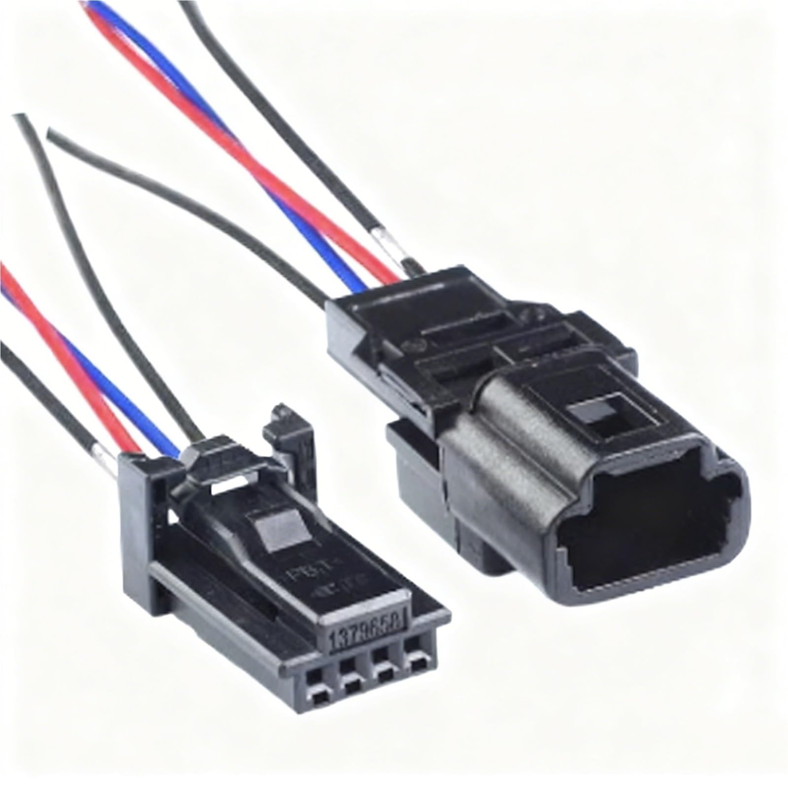 Zündspule Stecker Kabelbaum Kompatibel Mit 4 Poligem Auto Sensor Elektrischem Kabel Zündspule Kabelbaum Steckverbinder Boost Sensor 1379658-1(Female,20 sets)