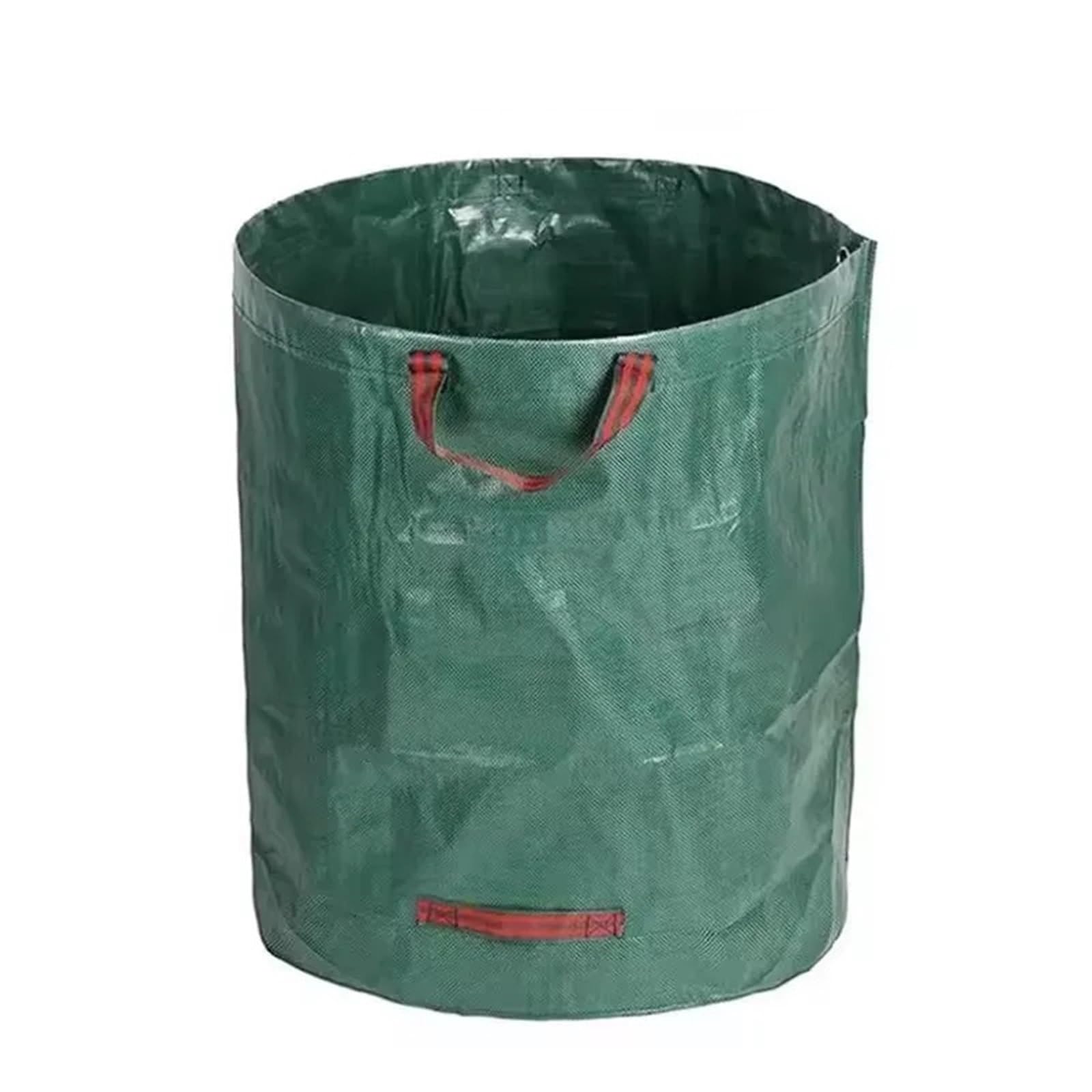Bolsa para residuos de jardín con tapa, cubo basura plegable para recolección hojas, caídas reutilizables Bolsa para hojas