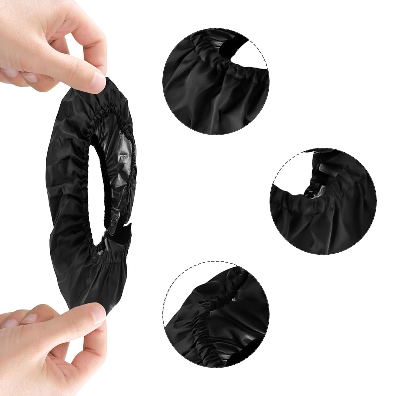 4 PCS Pram Wheel Covers - Image 2