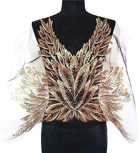 Broderie florale dentelle mariage customiser robe patch couture - 2
