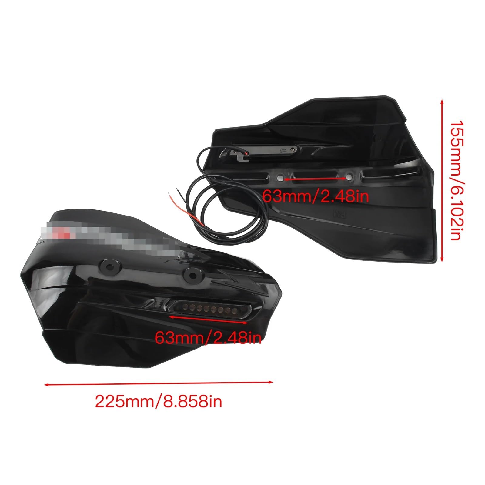 Ochraniacze na roweru motocykla Motocykl Handgua Do osłony dłoni motocykla ZETA XC