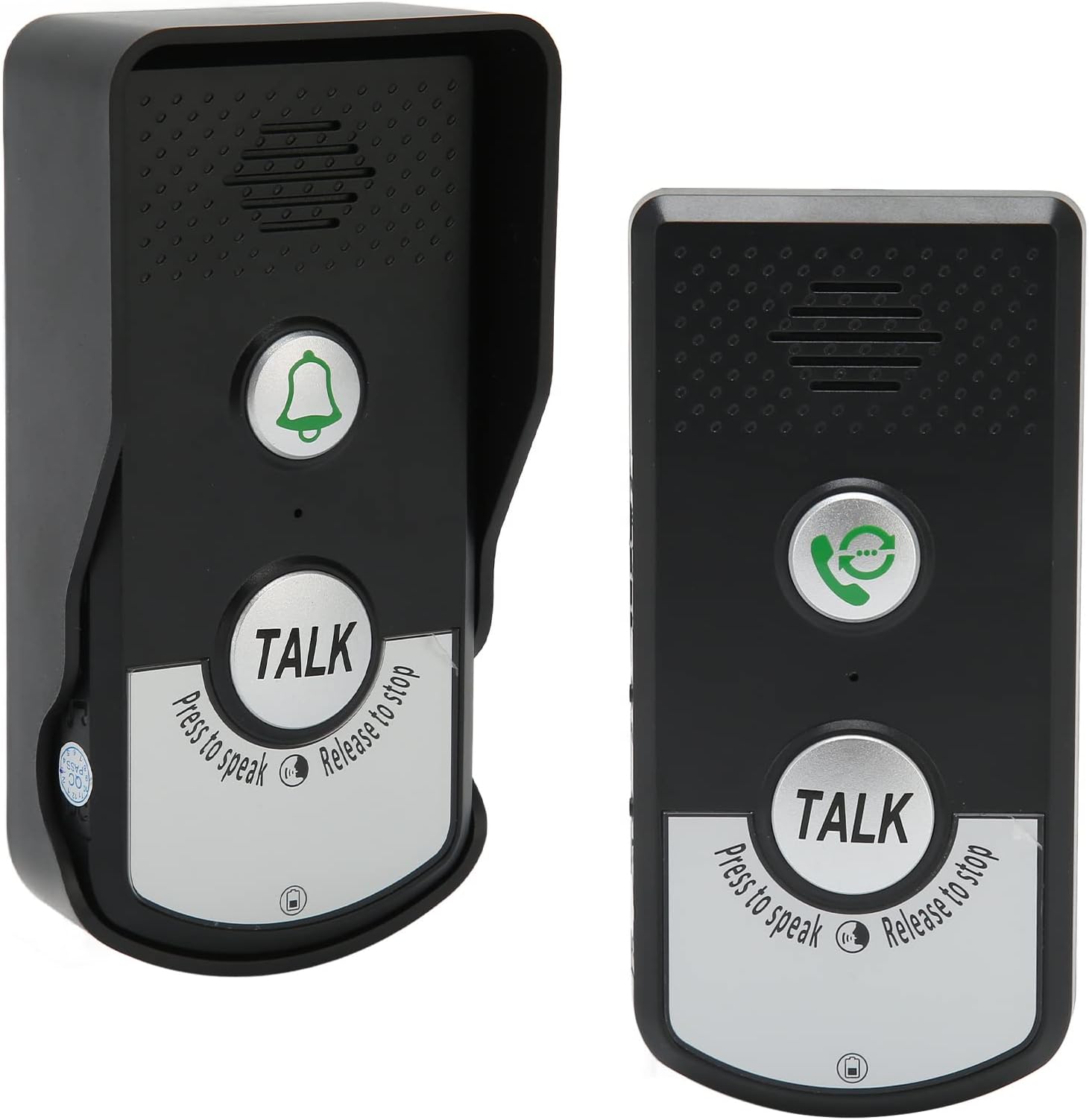 Wireless Intercom Doorbells for Home, IP54 Waterproof Dual Way Voice Intercom Wireless Doorbell with Intercom, Indoor Outdoor Interphone System for Home Security