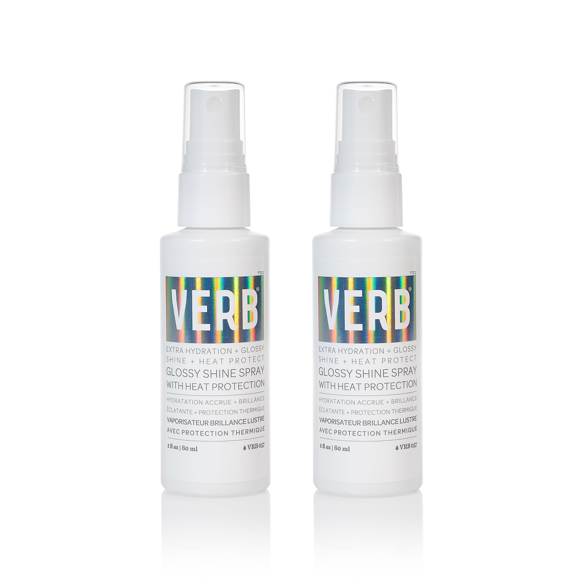VERB Glossy Shine Spray - Moisturizing Heat Protection Hair Spray - Adds High Shine and Primes for Styling - Vegan, No Parabens or Harmful Sulfates